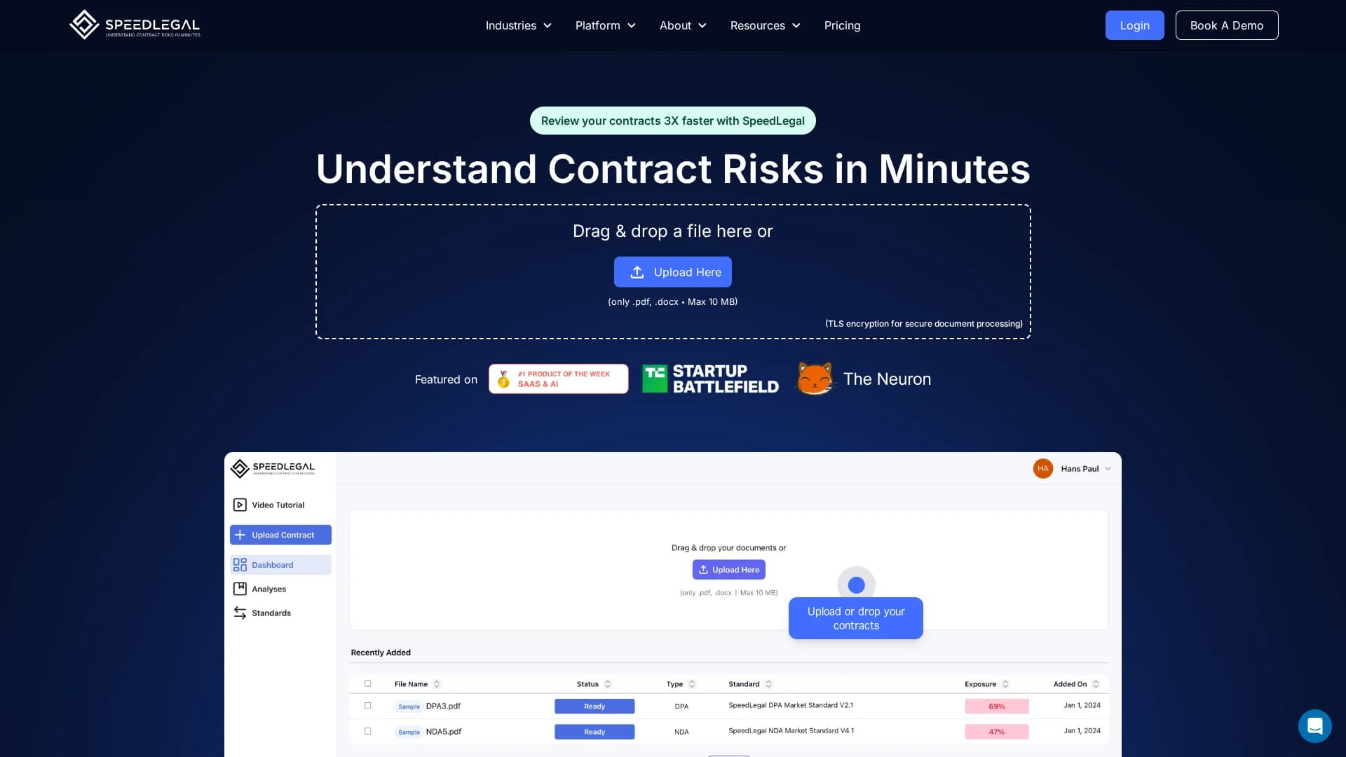 speedlegal homepage