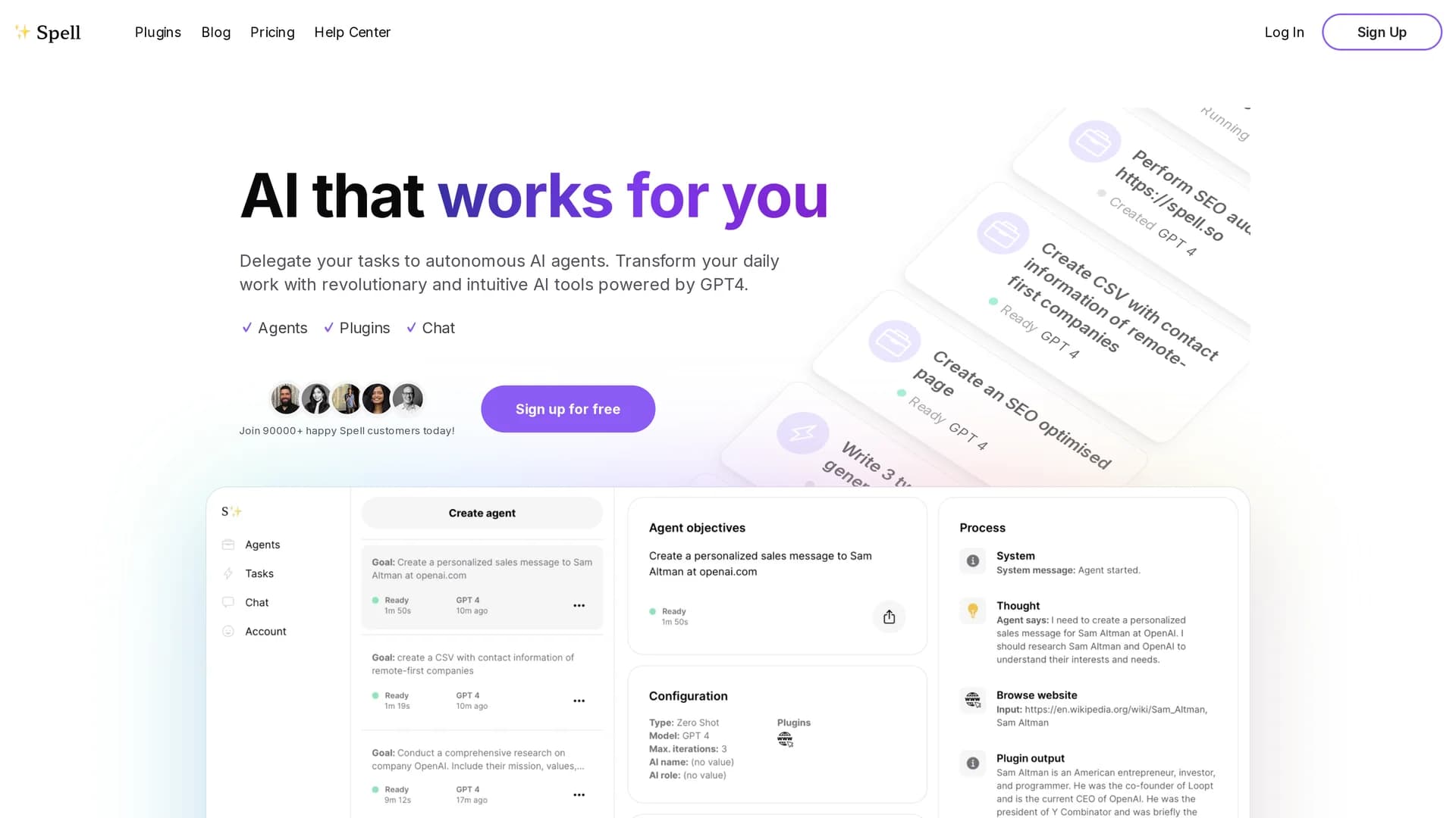 spell-ai homepage