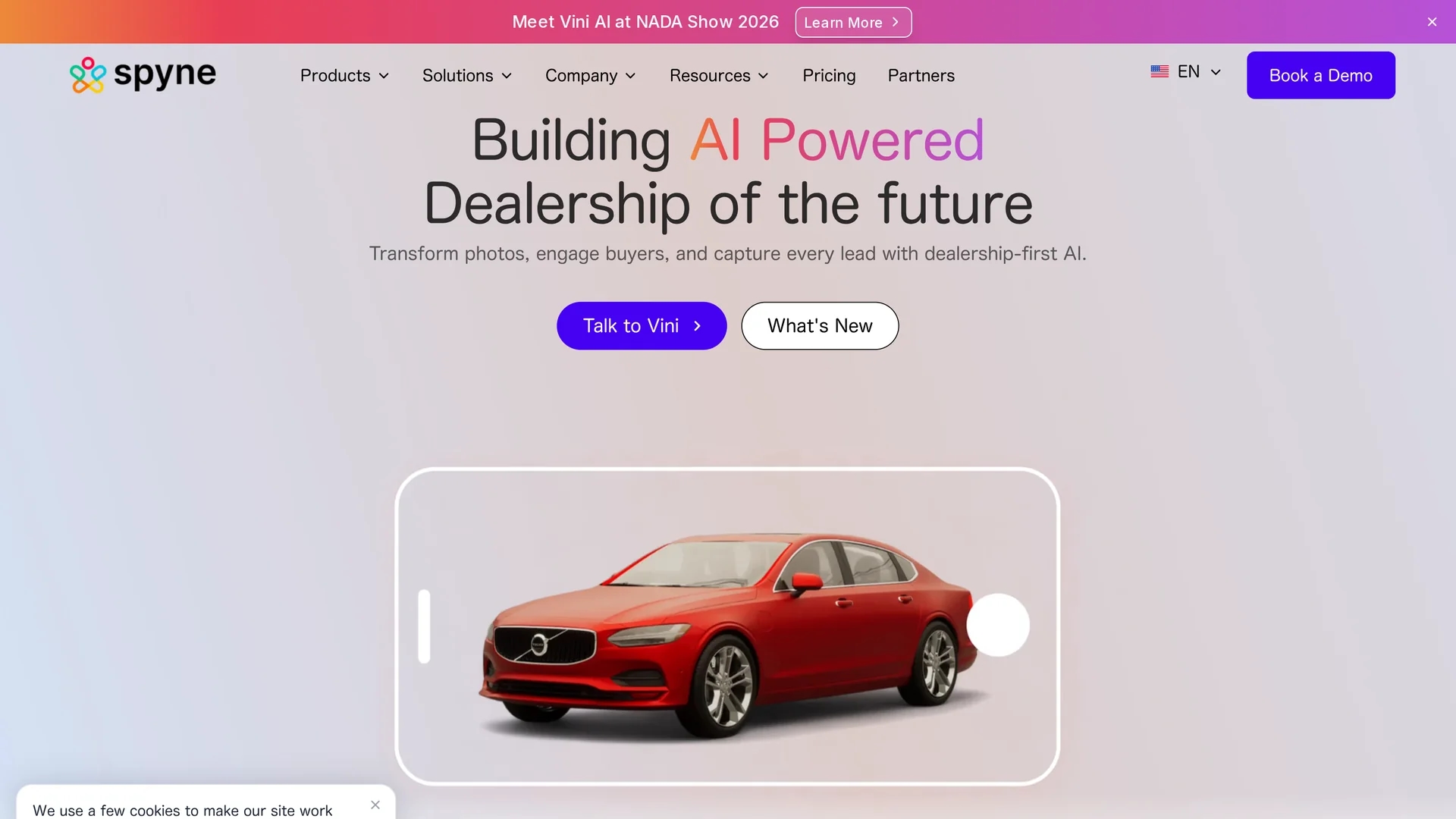 spyne homepage