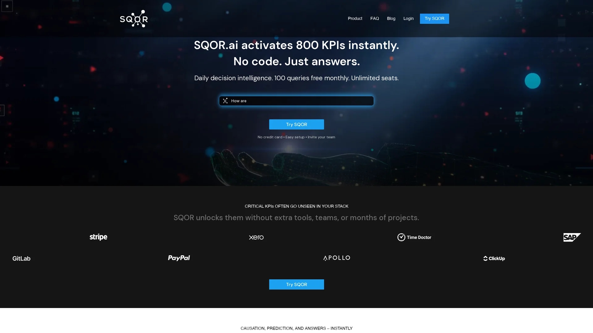 sqor-ai homepage
