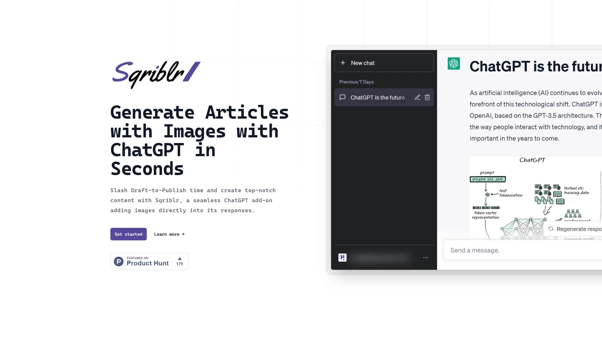 sqriblr homepage