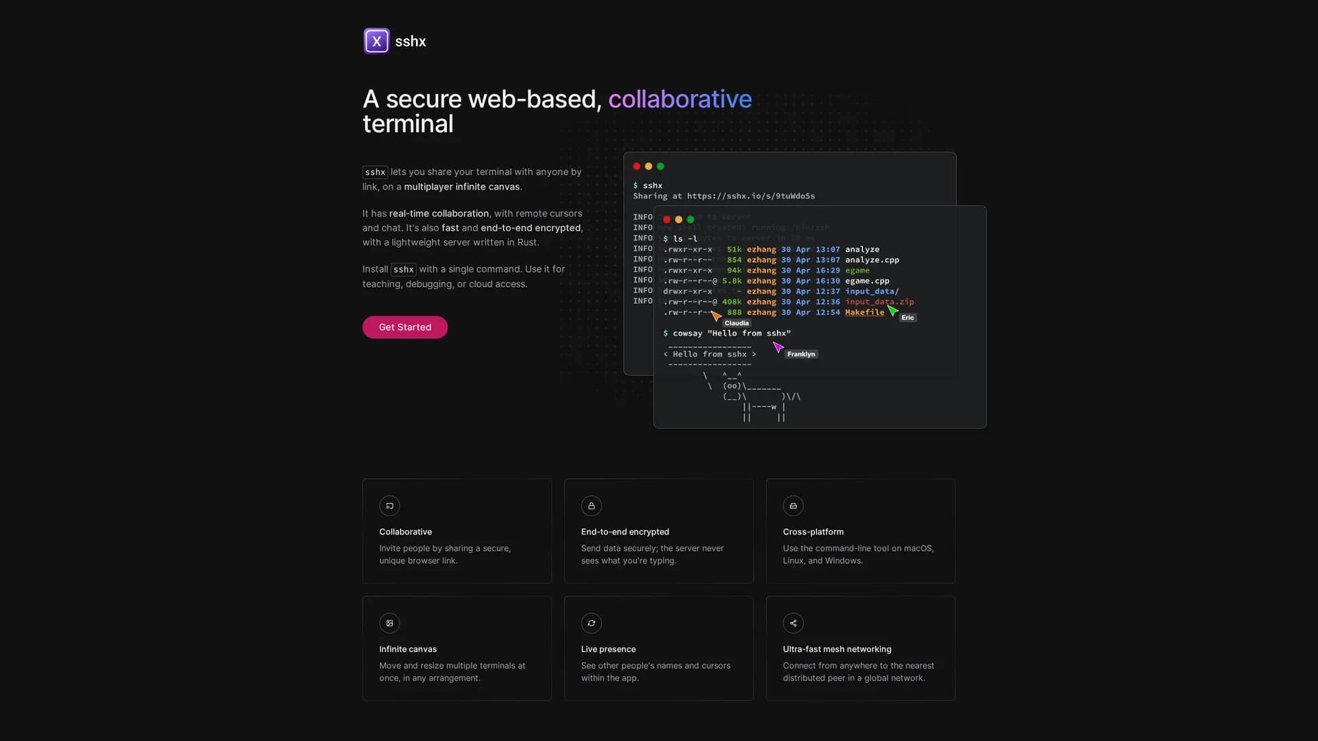 sshx homepage