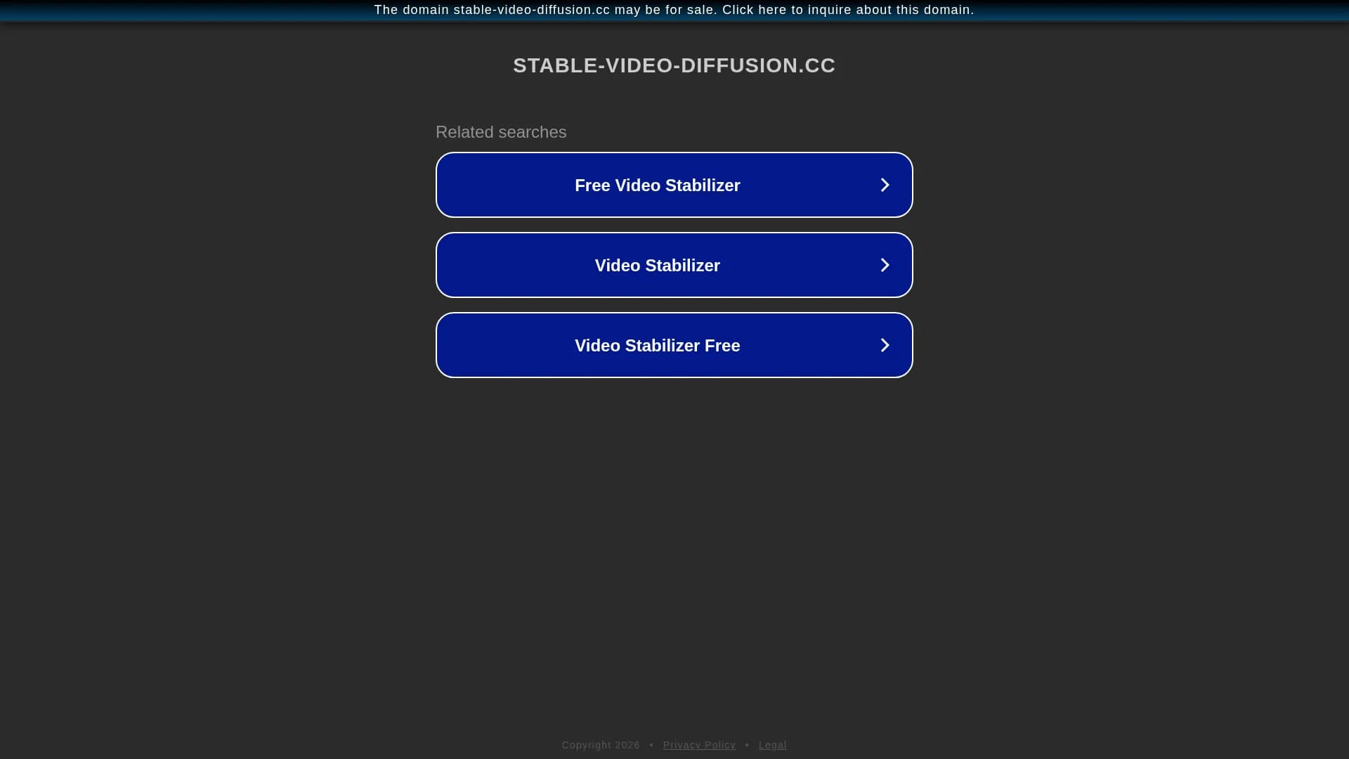 stable-video-diffusion-cc homepage
