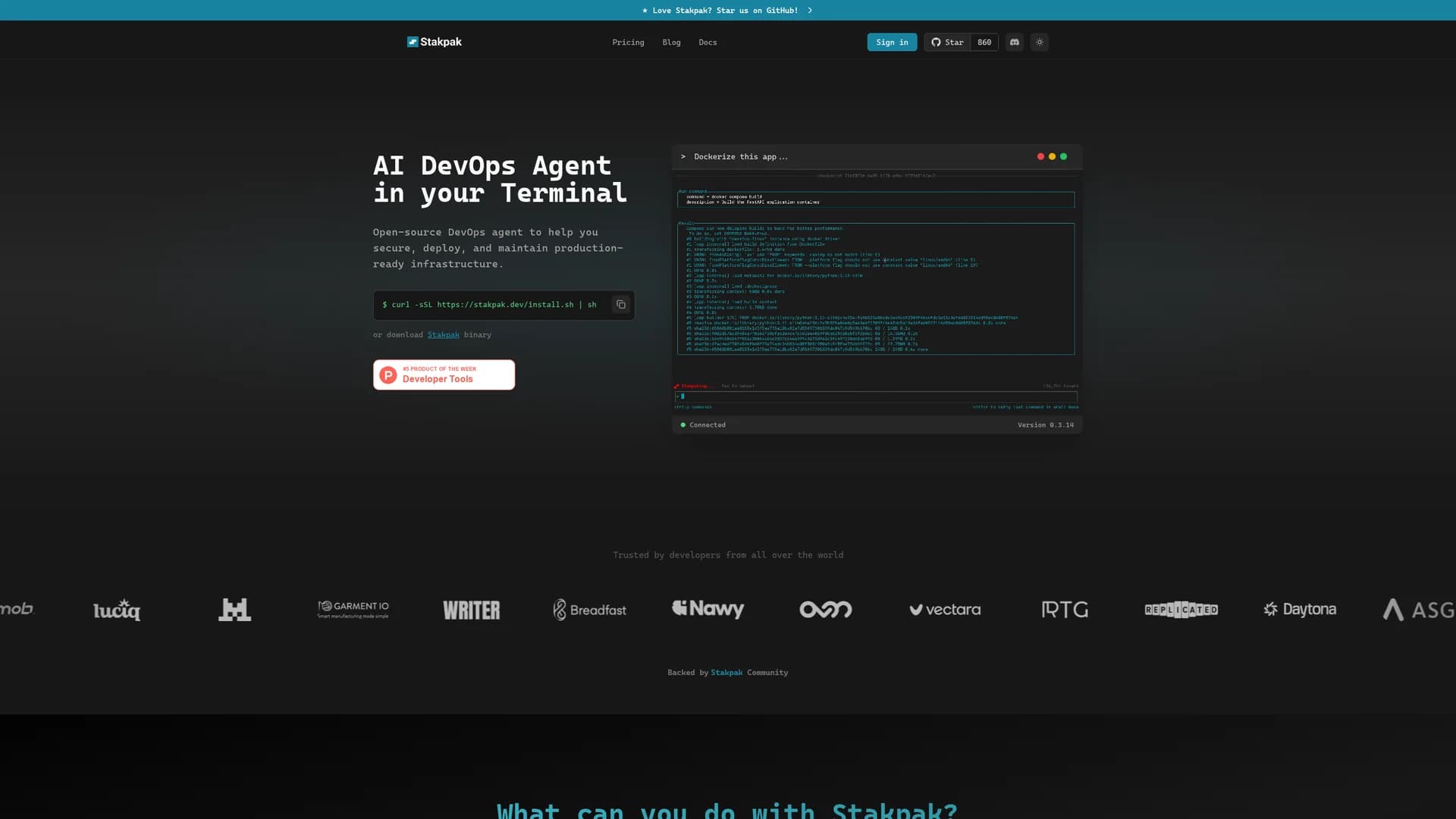 stakpak-dev homepage