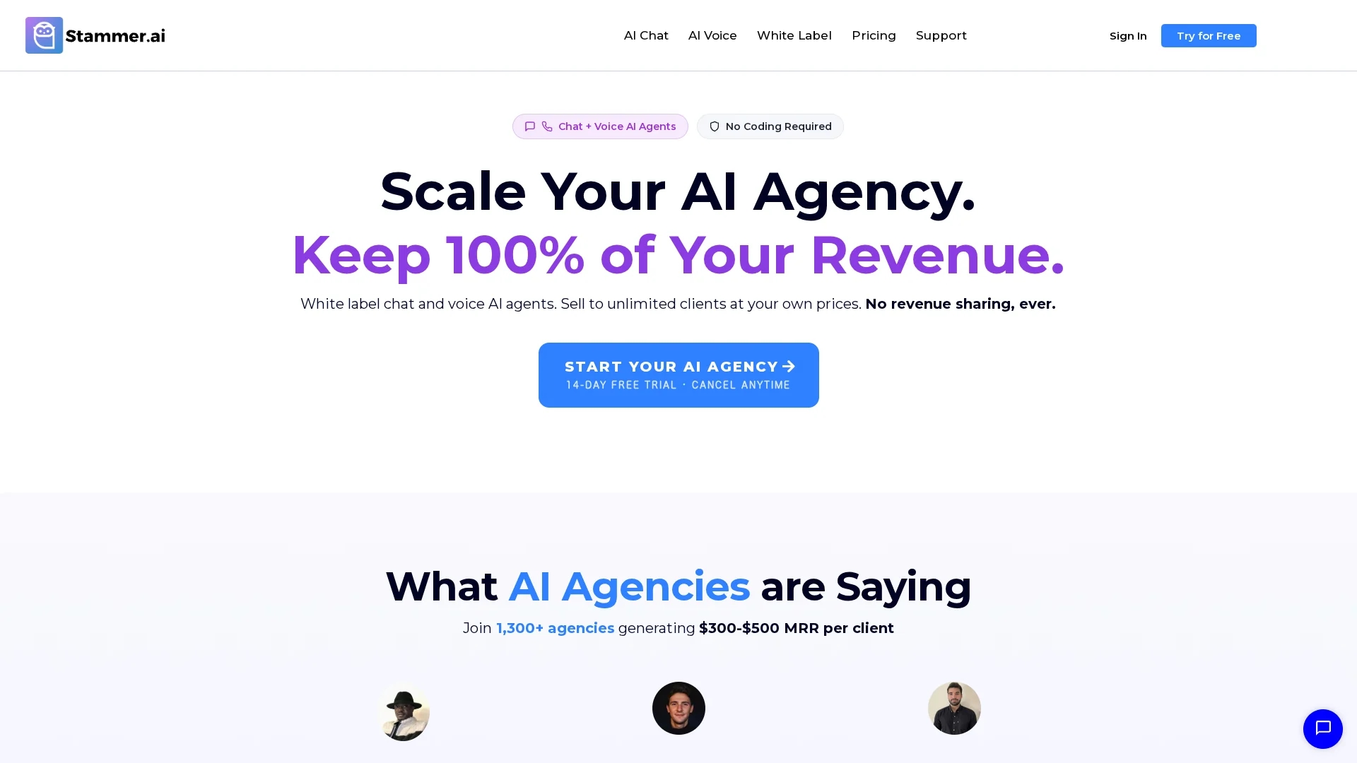 stammer-ai homepage