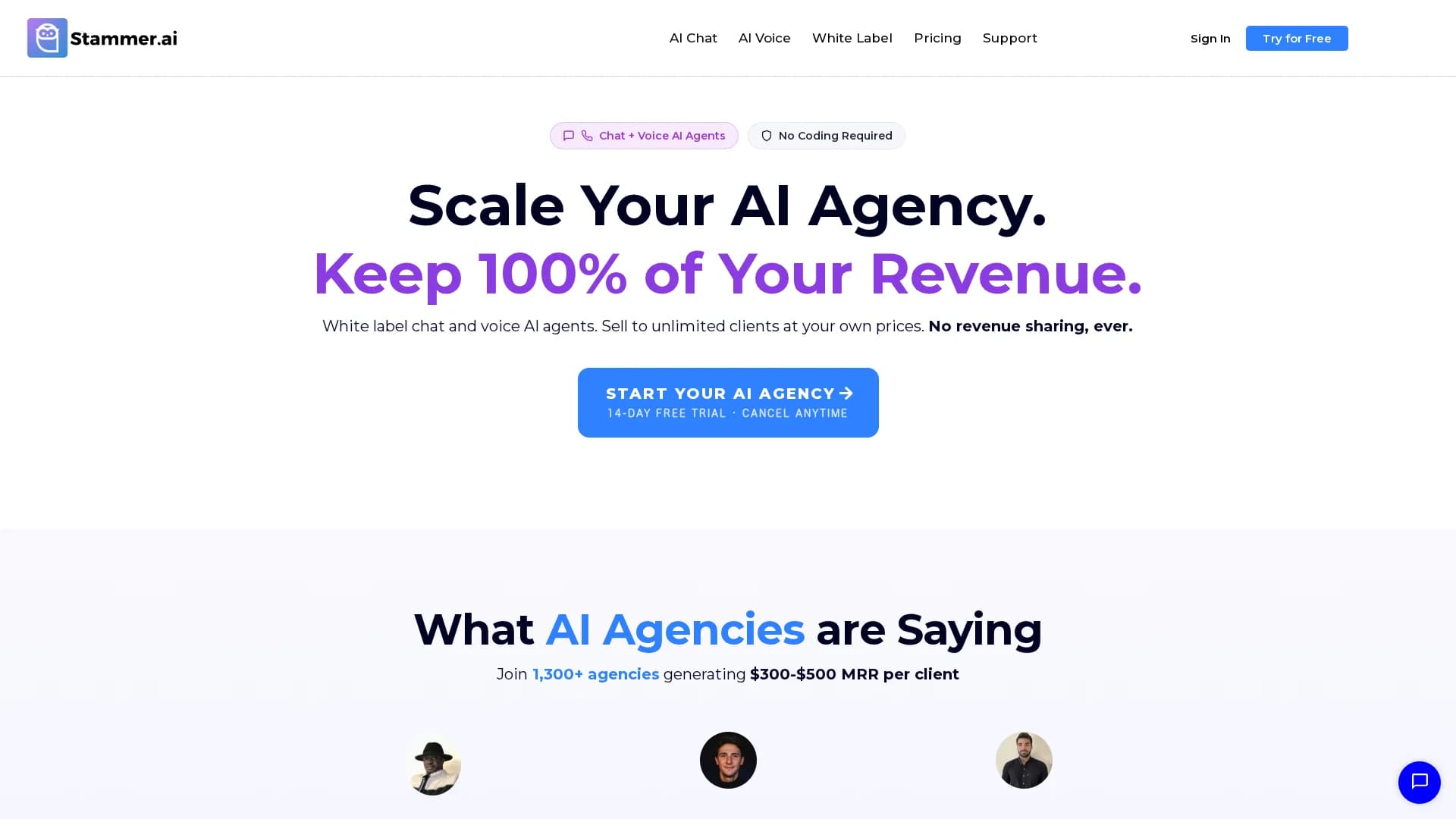 stammer-ai homepage