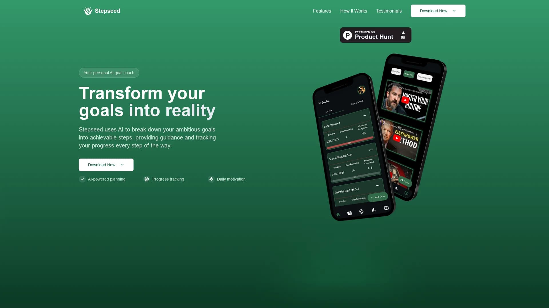 stepseed-v2 homepage