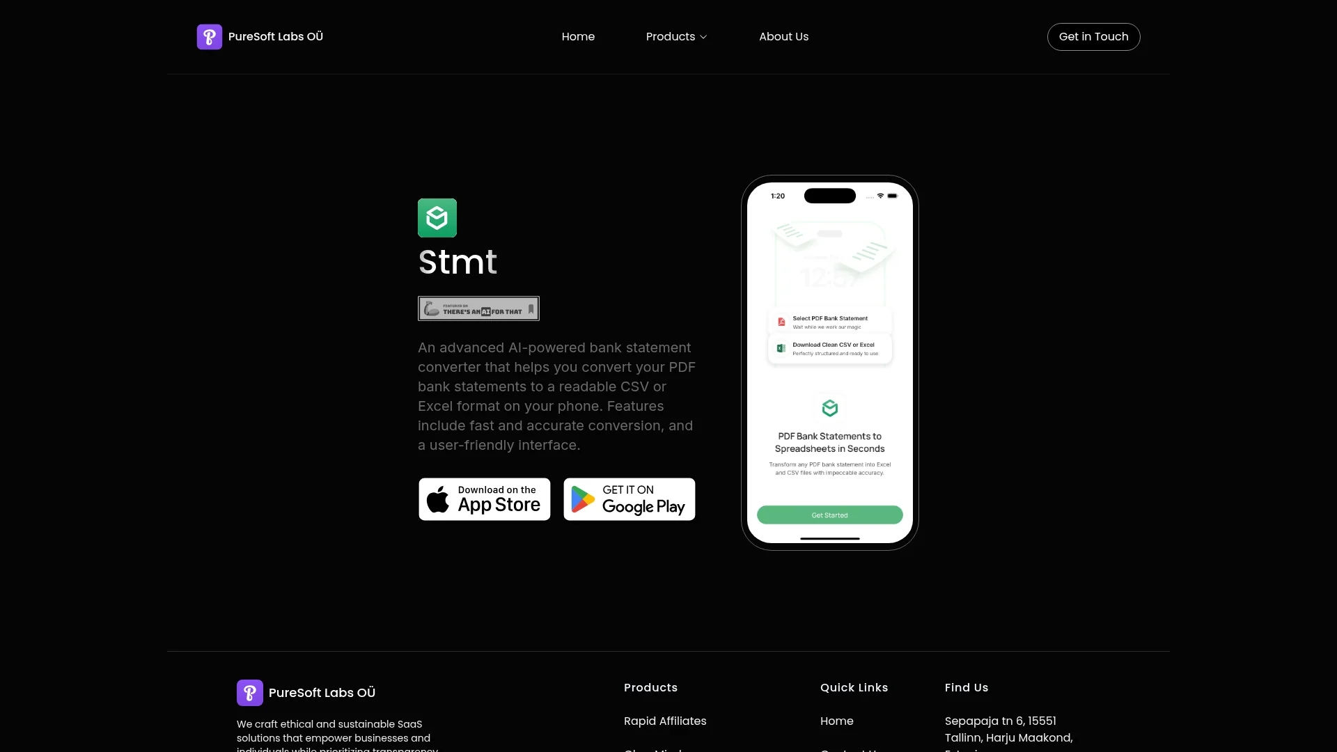 stmt-bank-statement-converter homepage