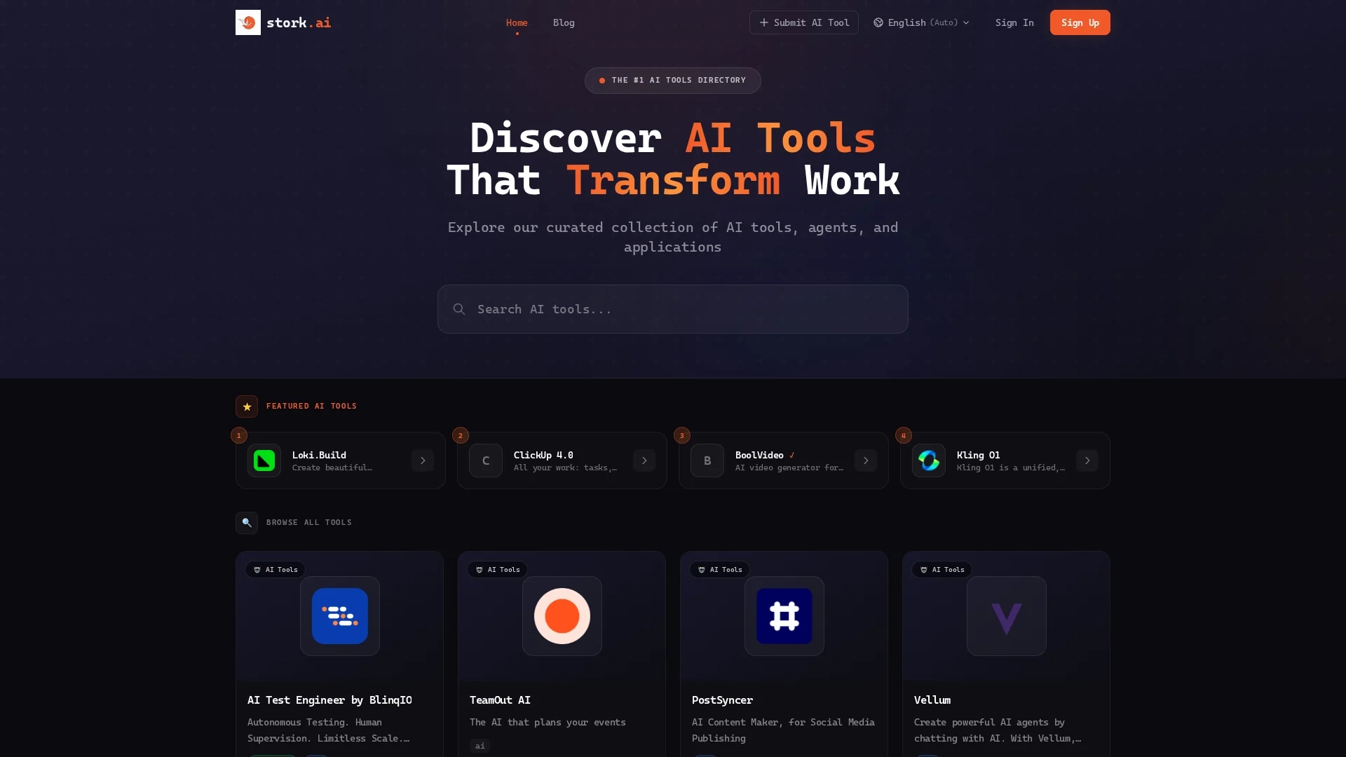 stork homepage
