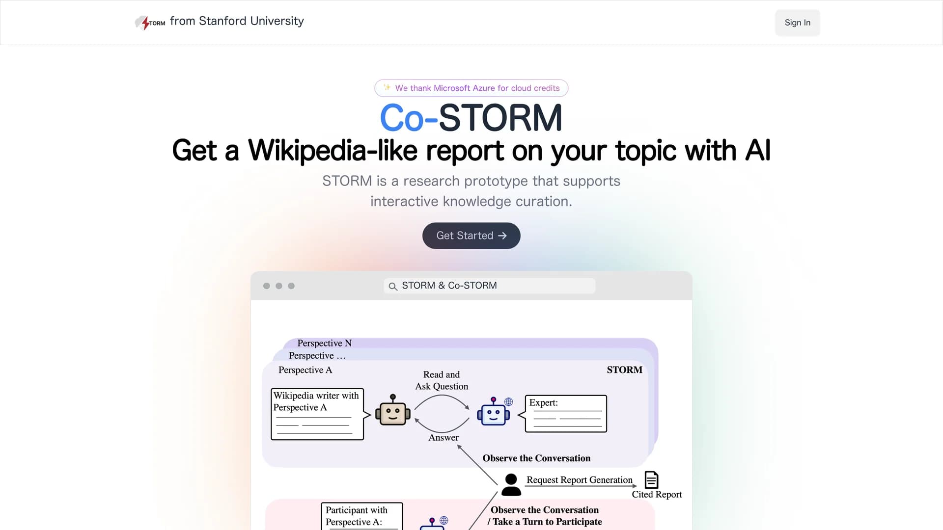 storm-by-stanford homepage