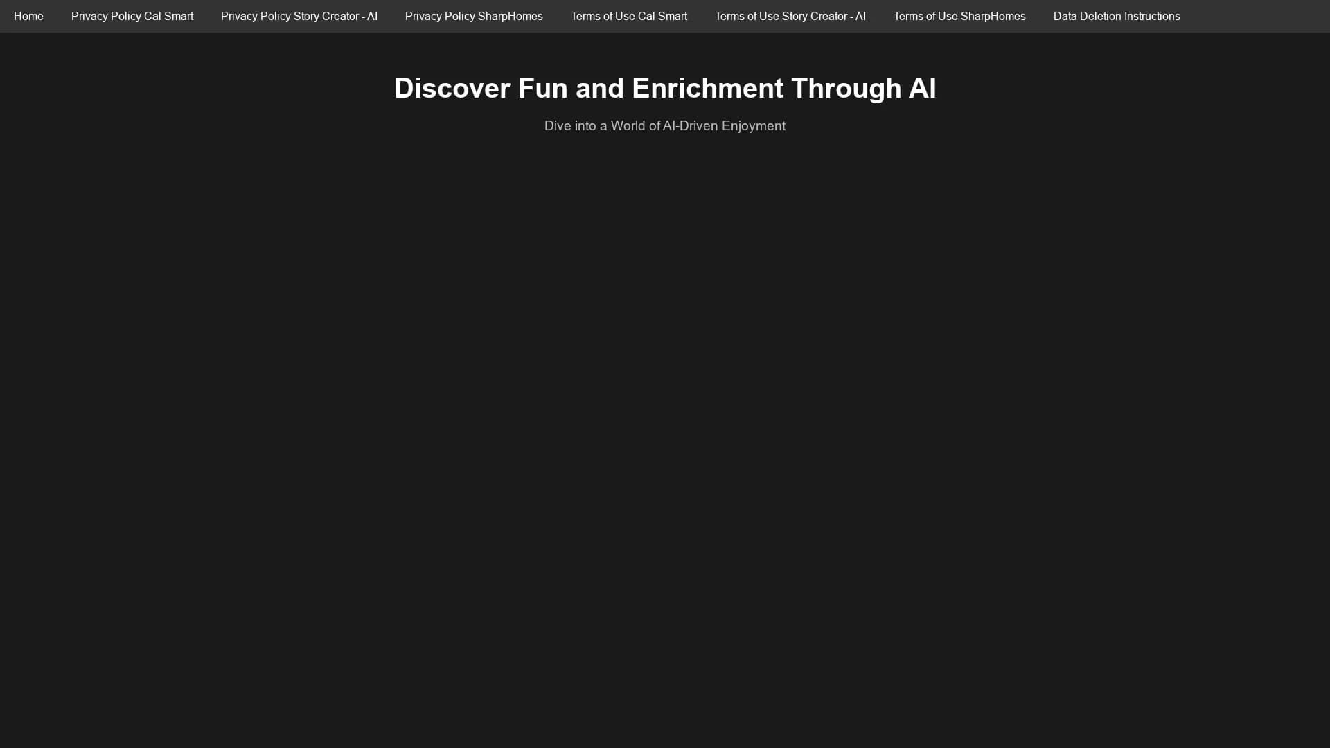 story-creator-ai homepage