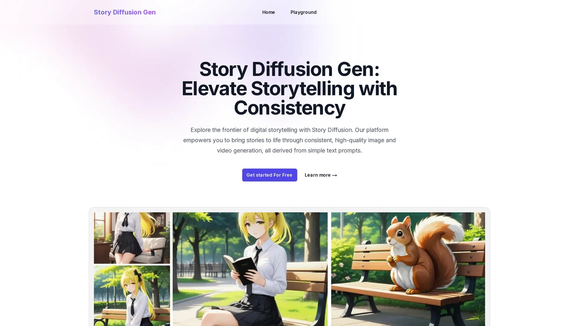 story-diffusion-gen homepage