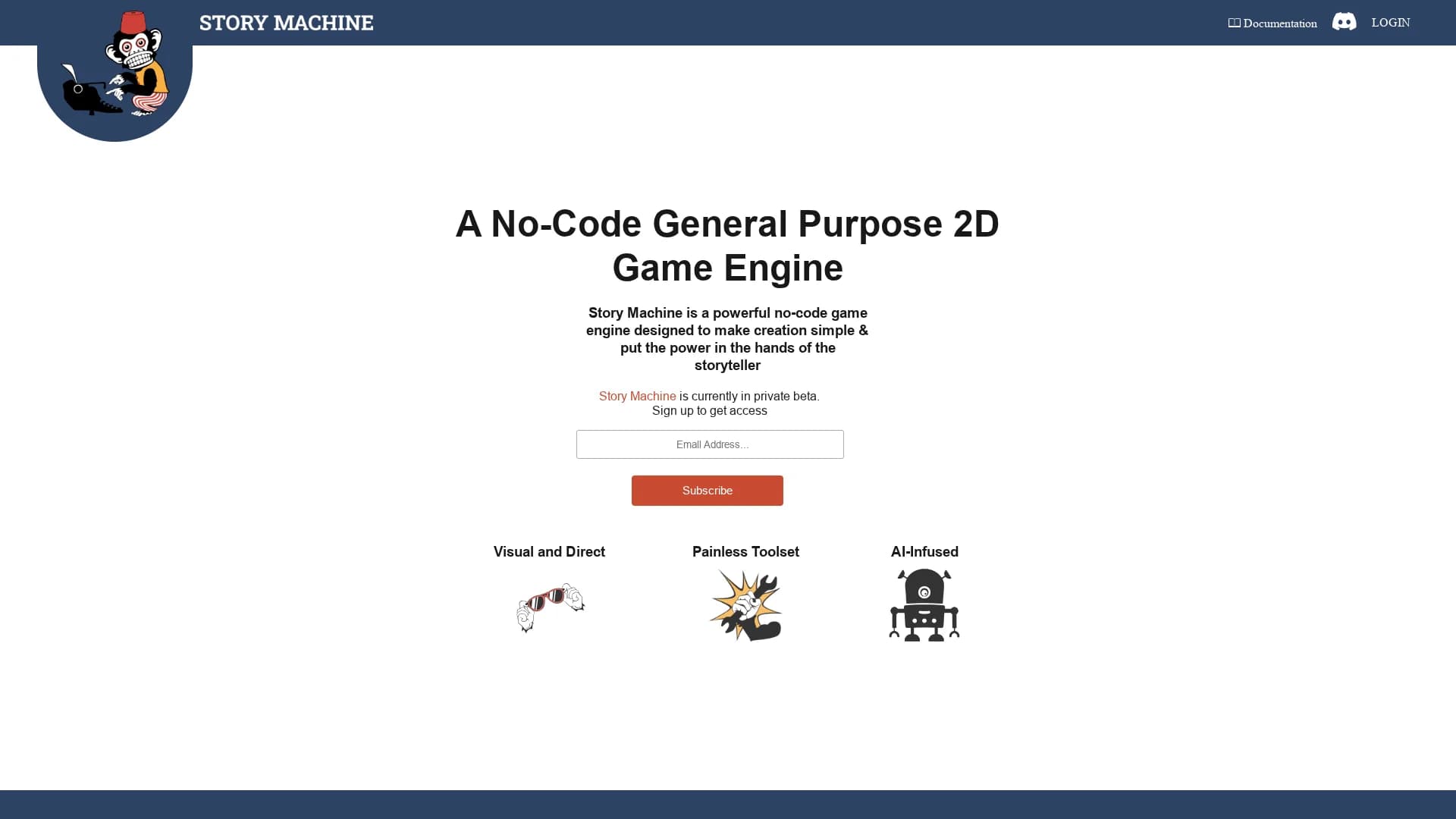 story-machine homepage