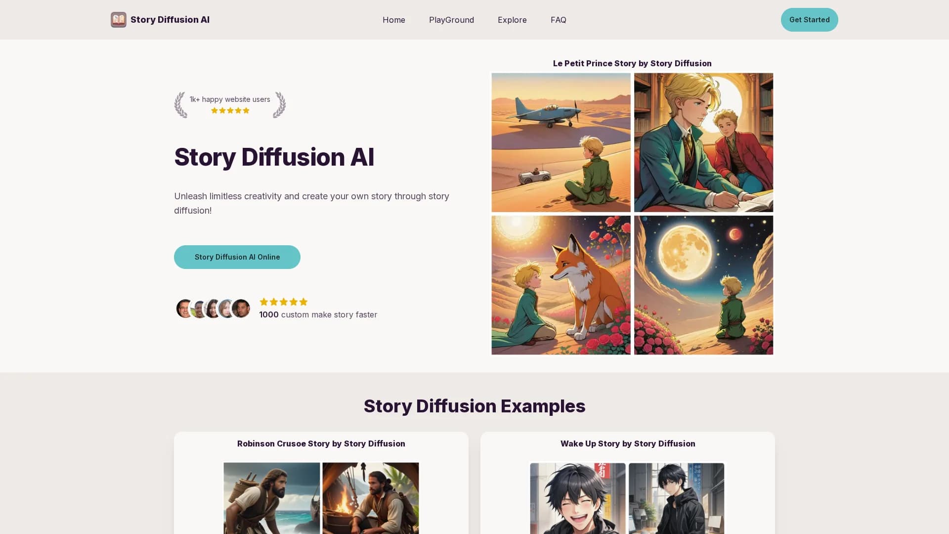 storydiffusion-ai homepage
