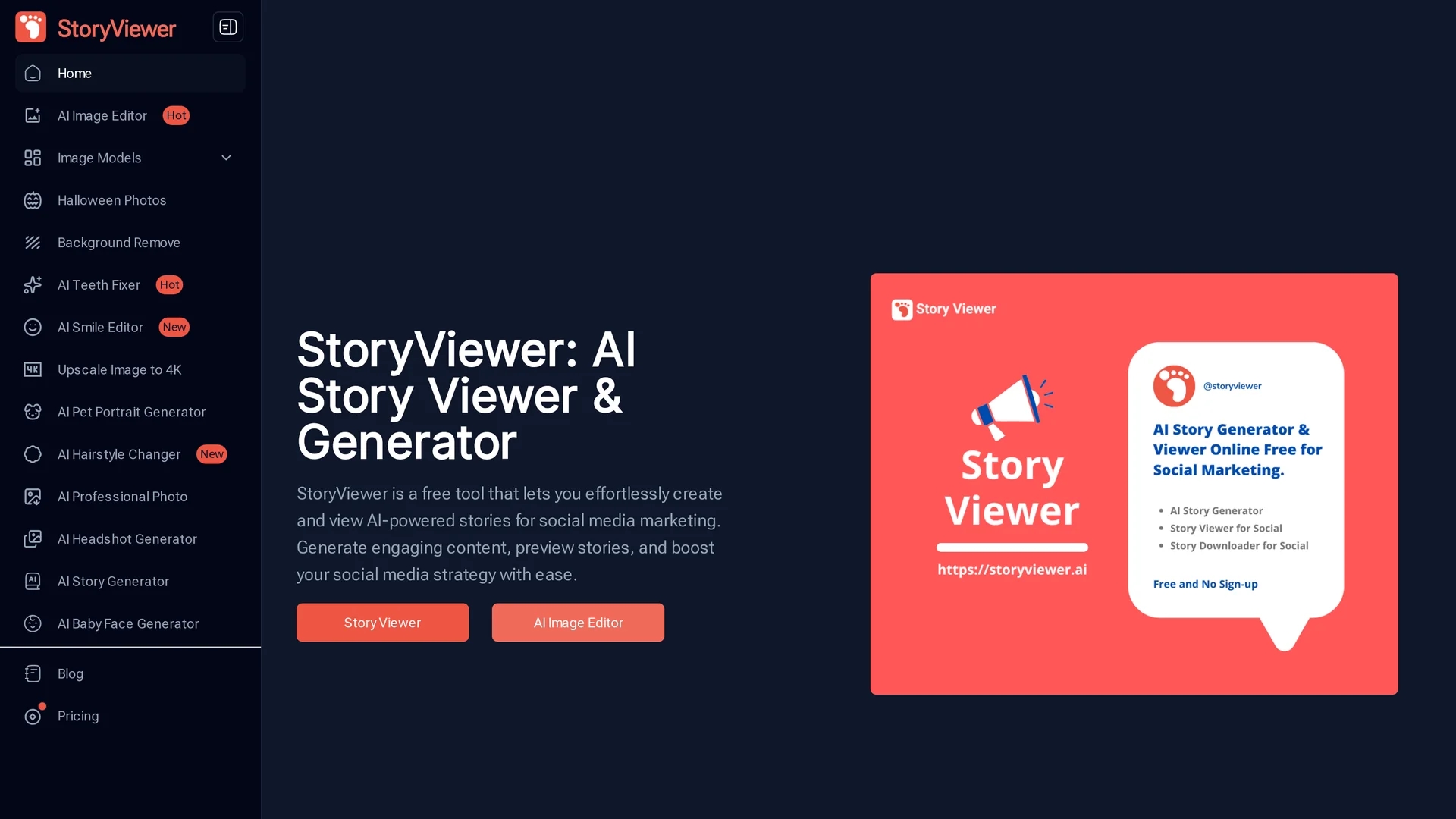 storyviewer homepage