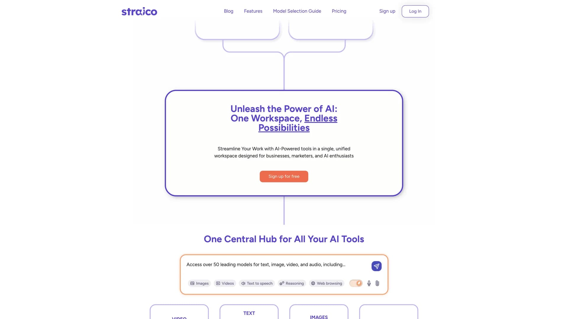 straico homepage