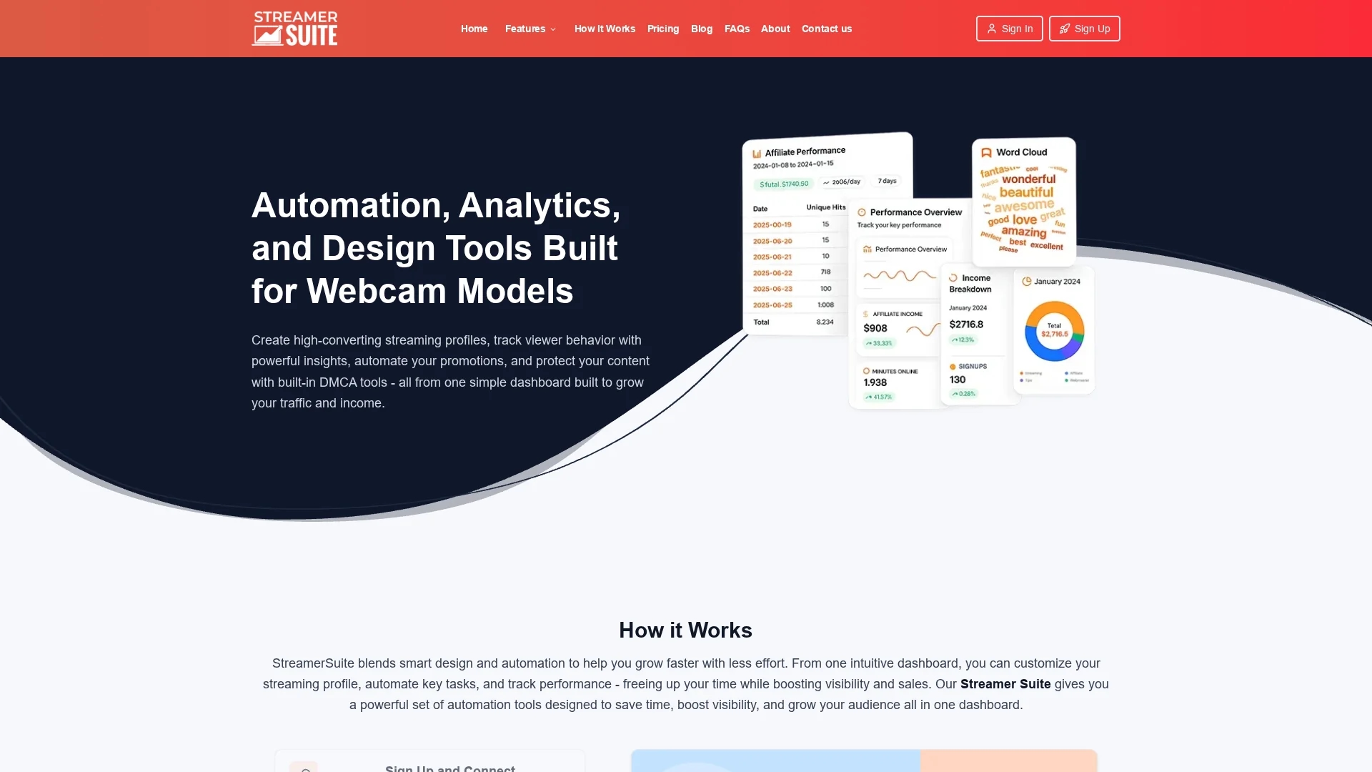 streamersuite homepage
