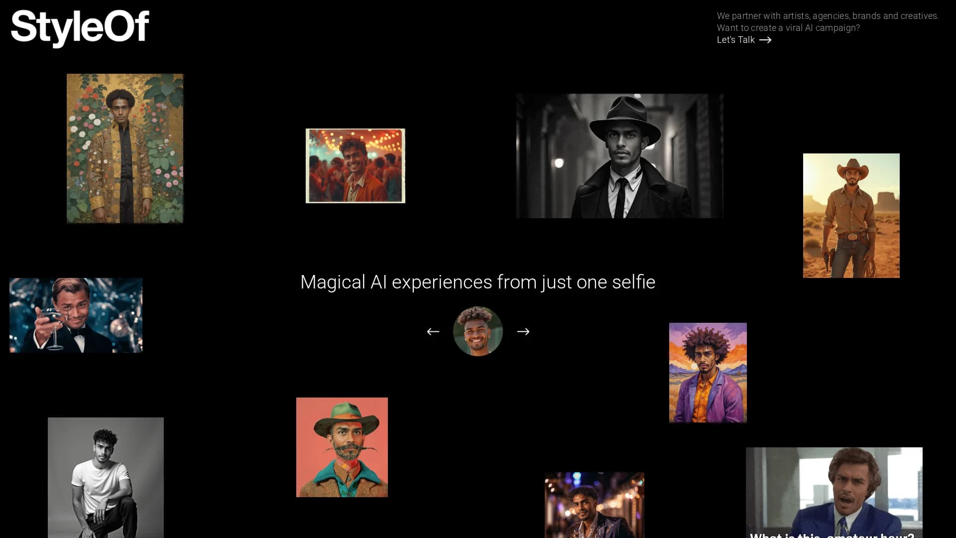 styleof homepage