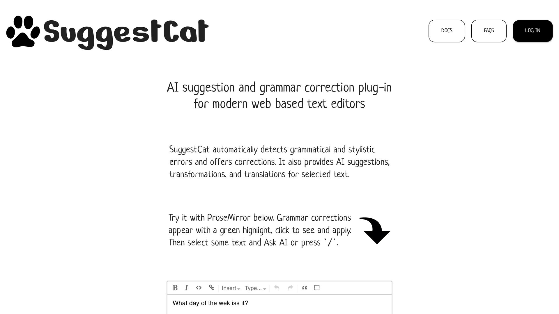 suggestcat homepage