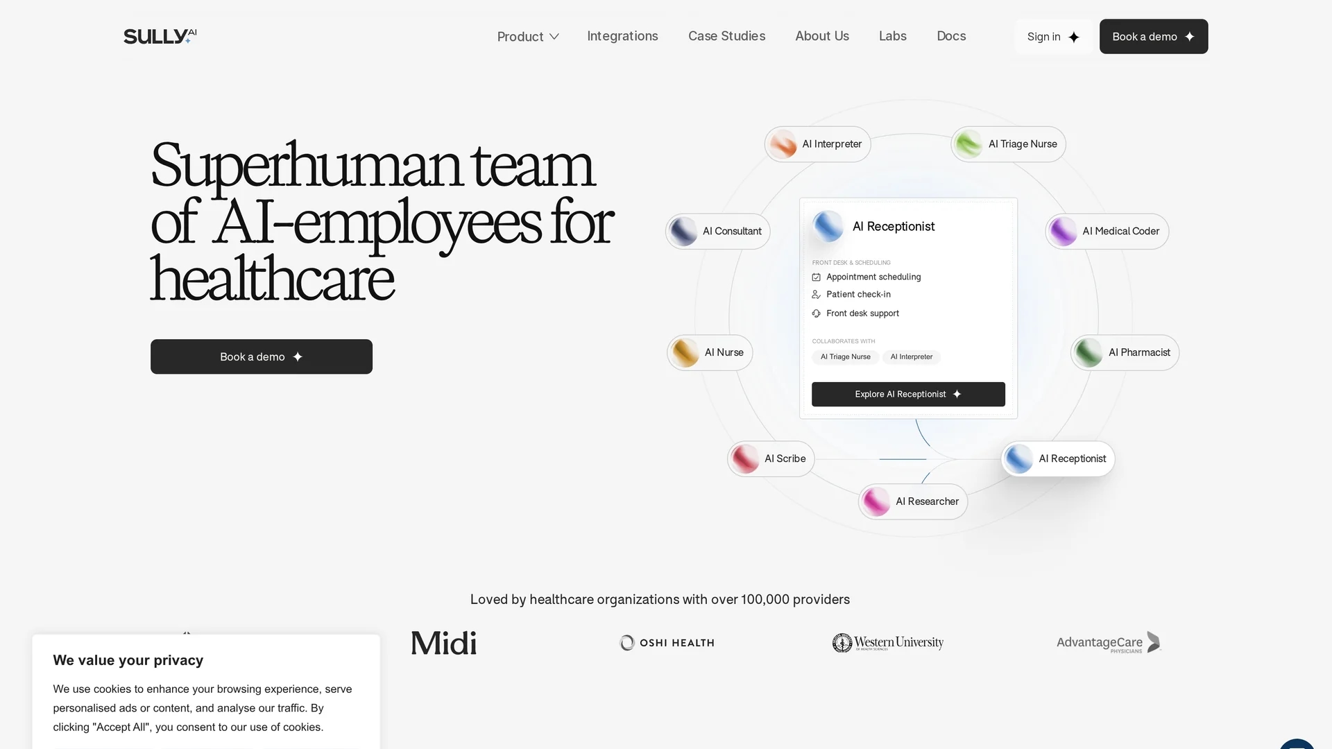 sully-ai homepage