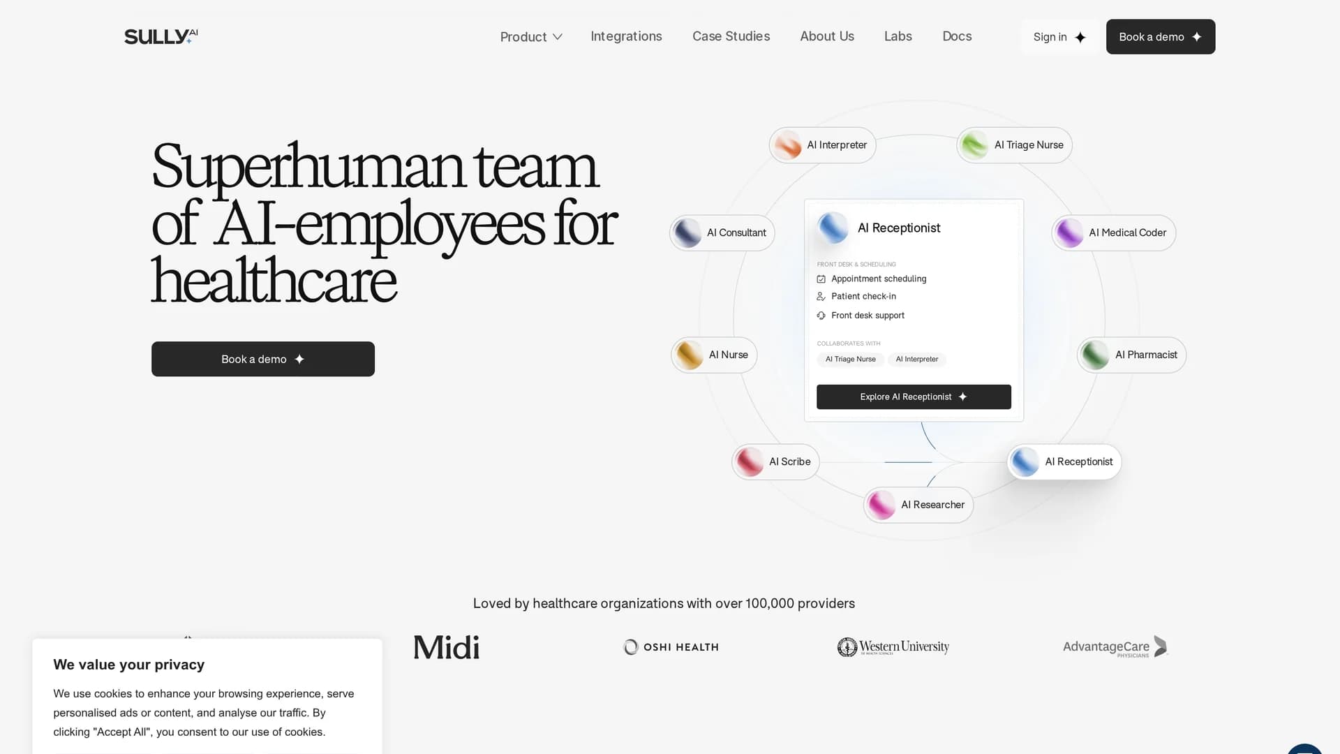 sully-ai homepage