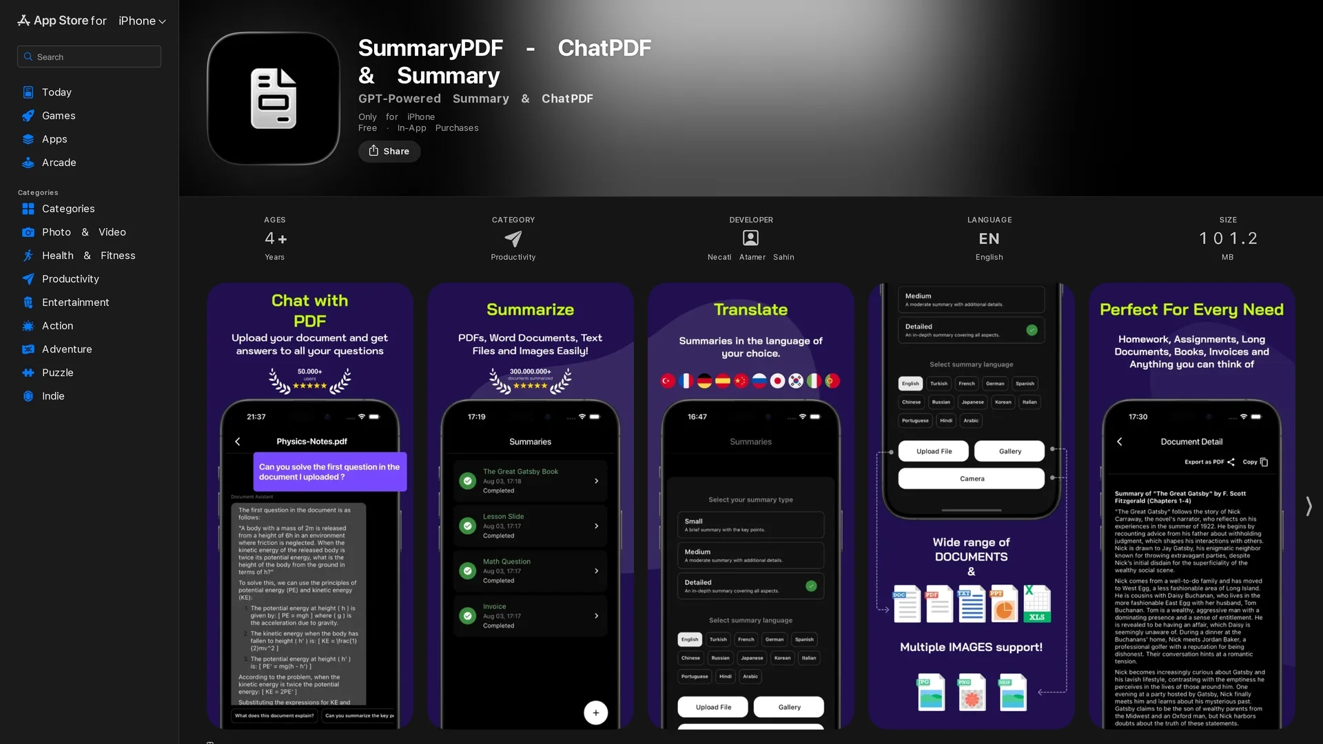 summarypdf homepage