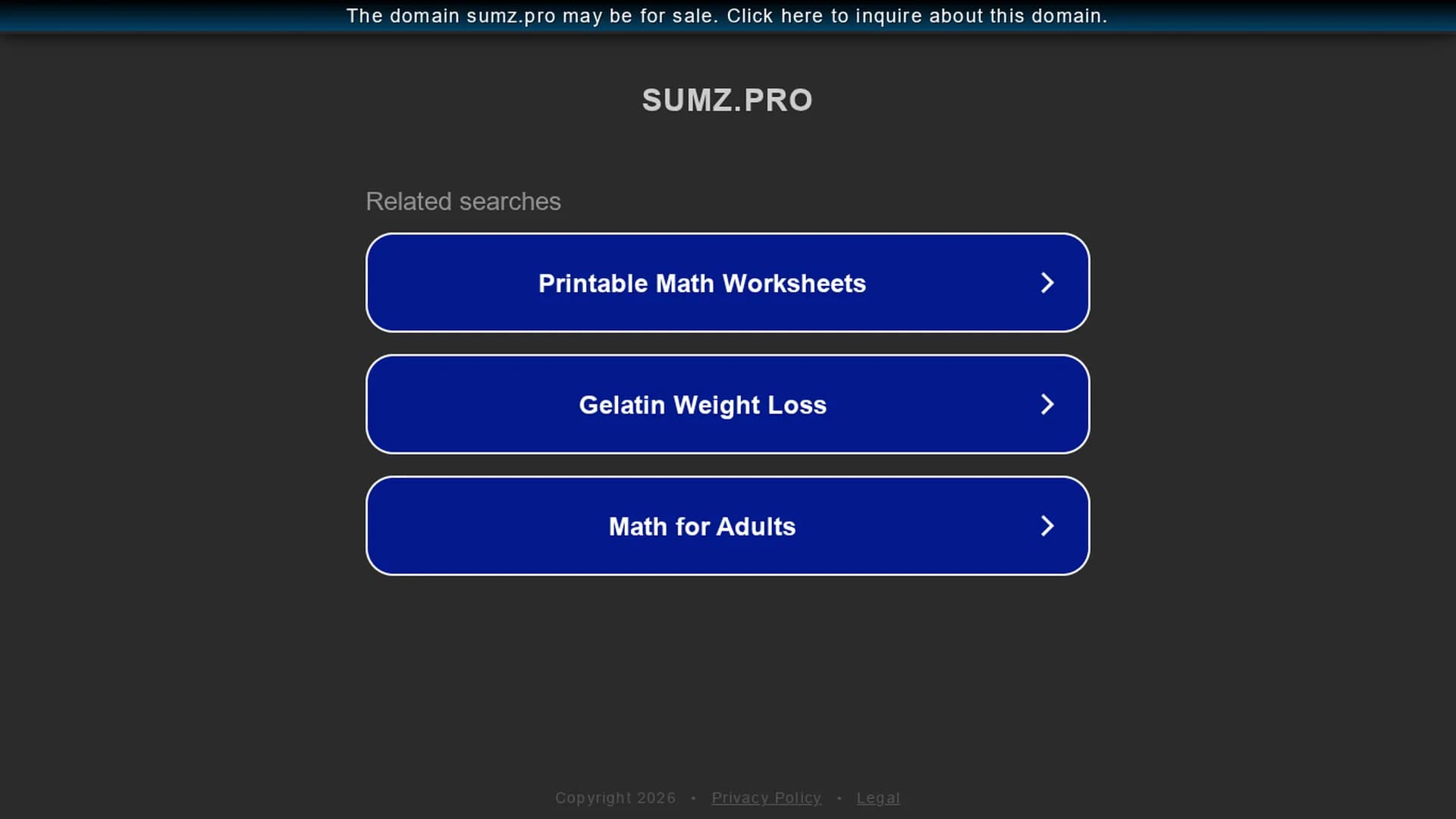 sumz-pro homepage