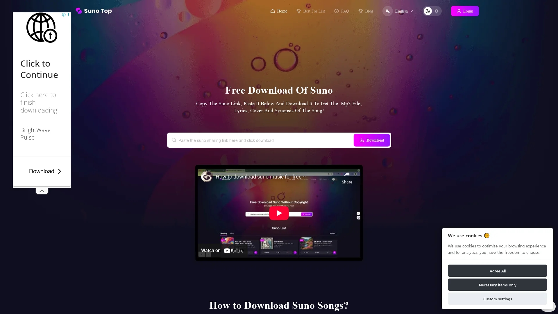 suno-top homepage