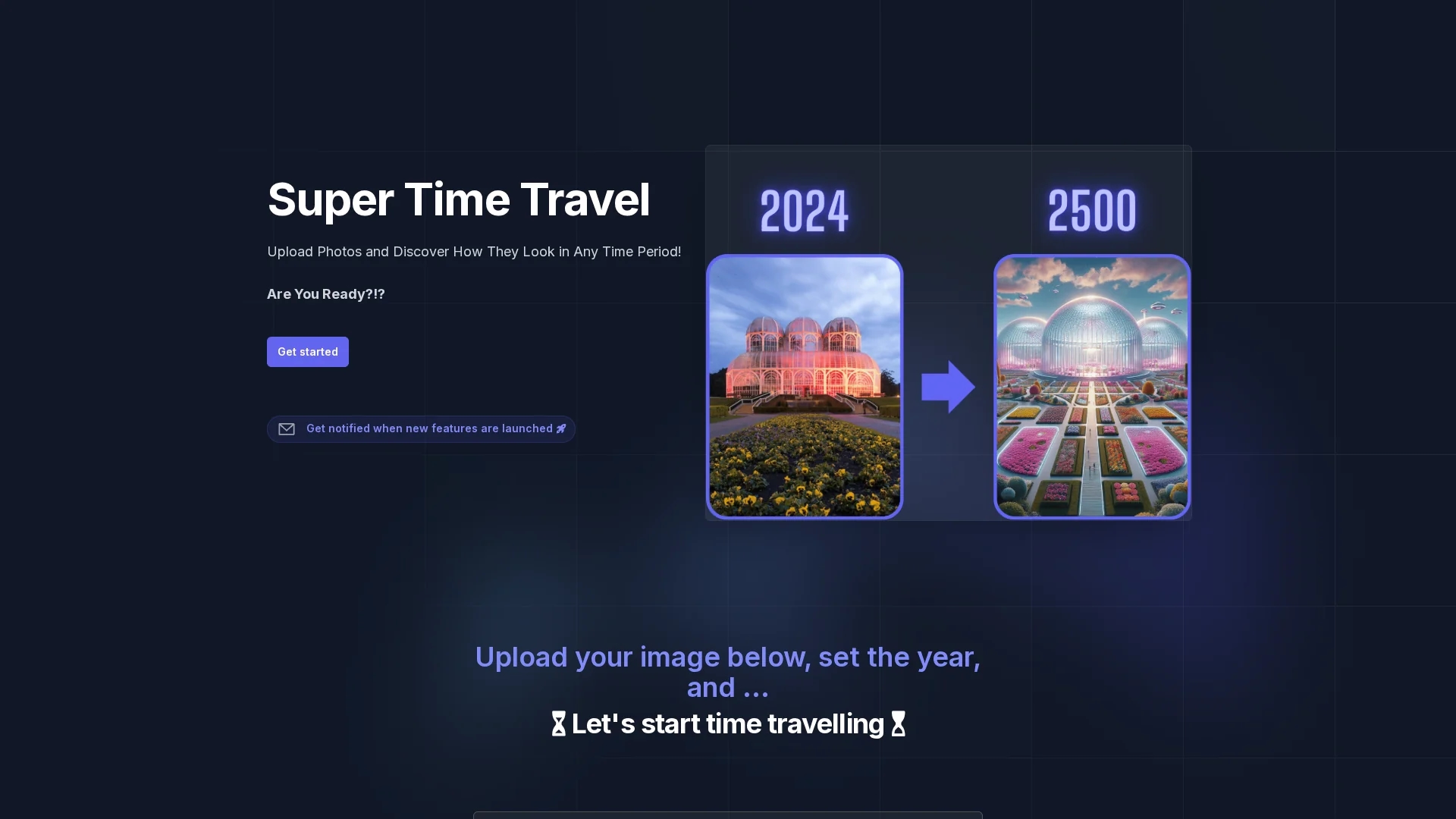 super-time-travel homepage