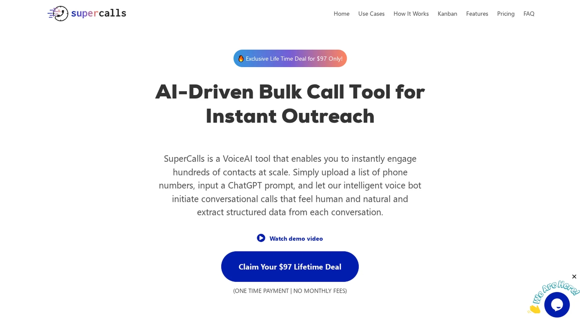 supercalls homepage