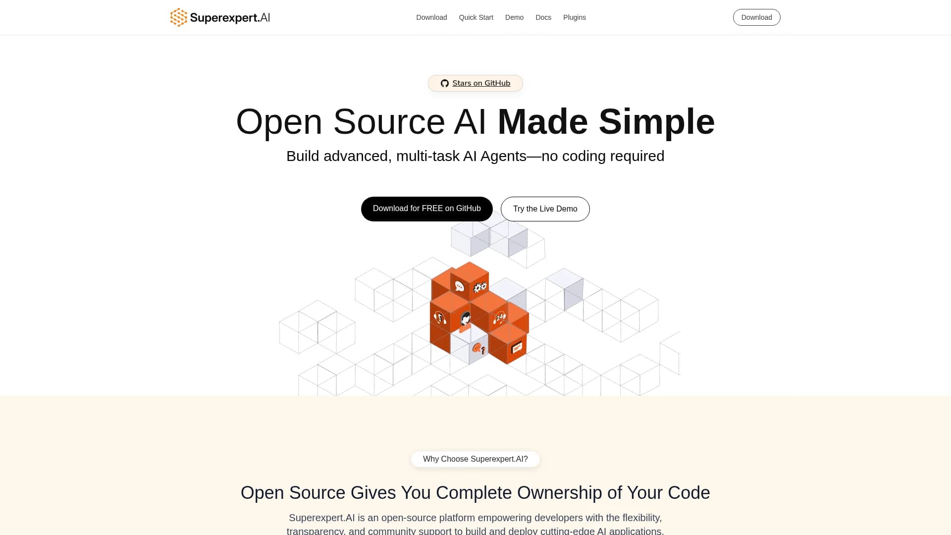 superexpert-ai homepage