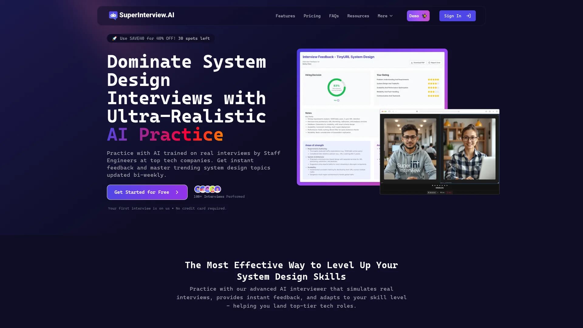 superinterview-ai homepage