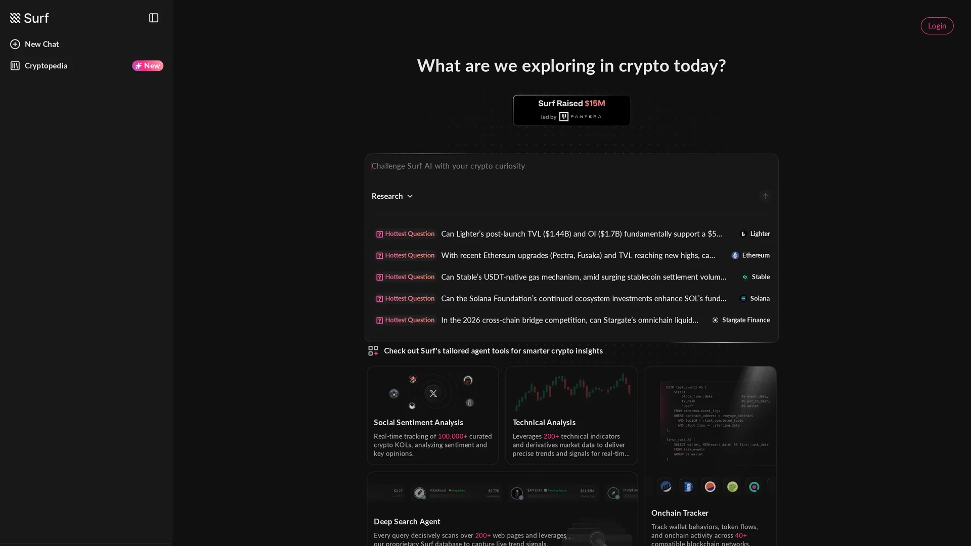 surf homepage