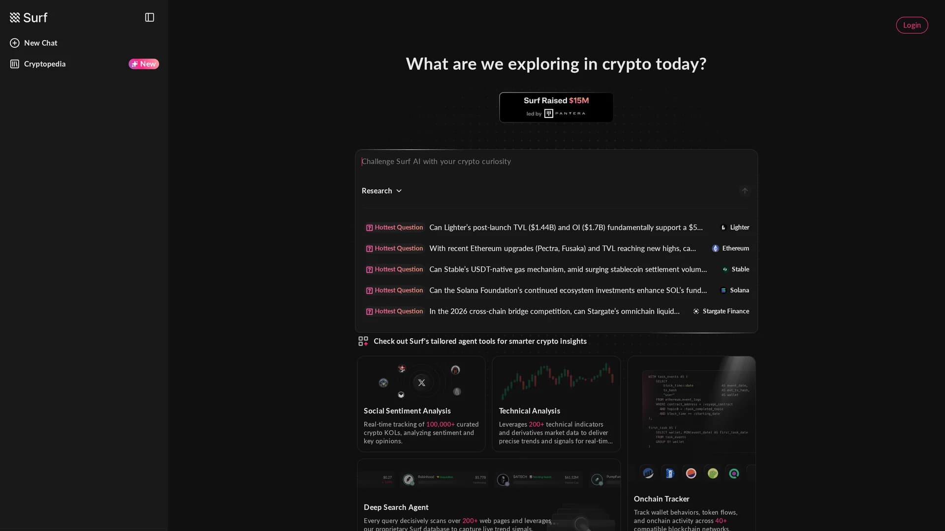 surf homepage