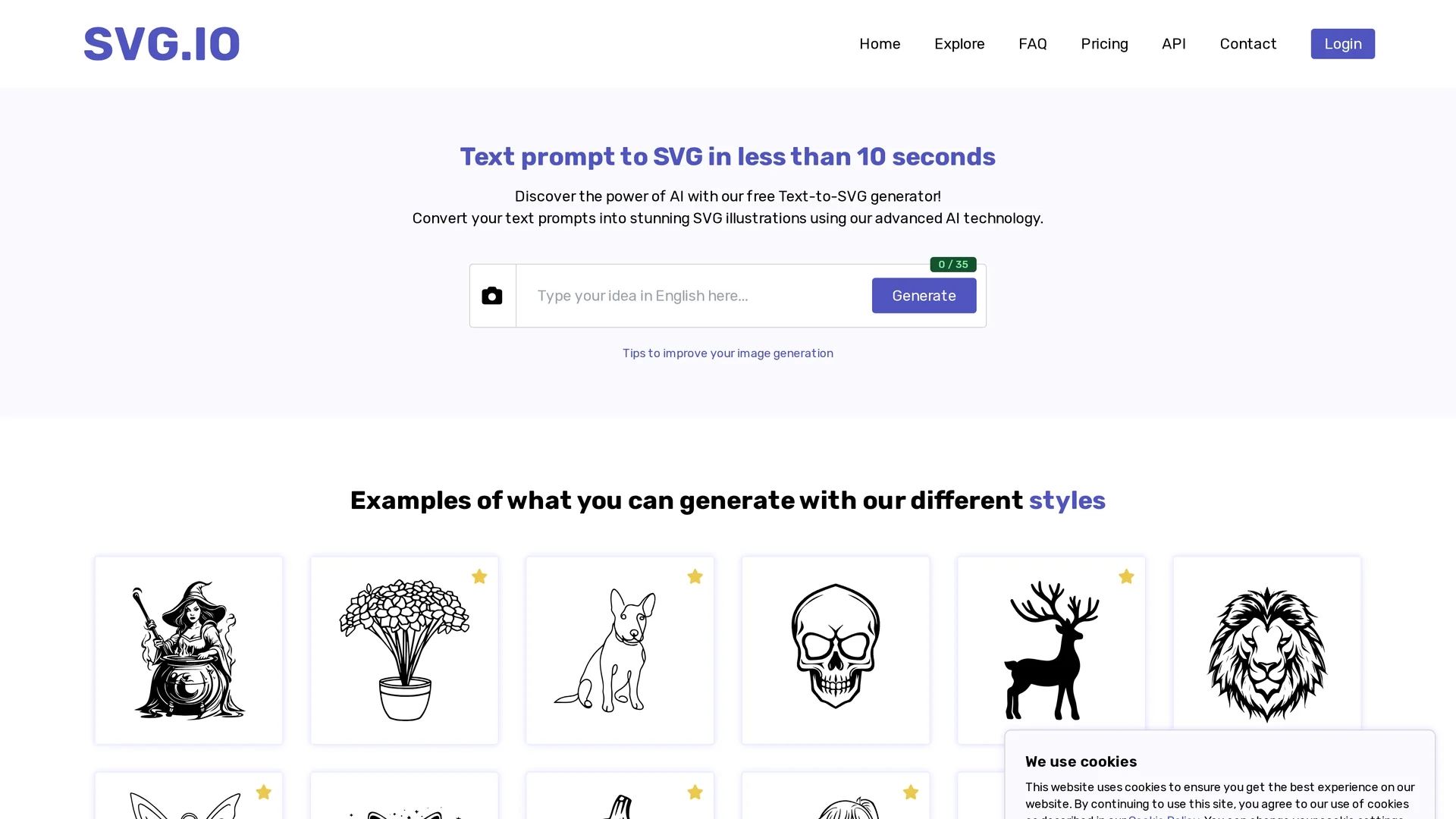 svg-io homepage