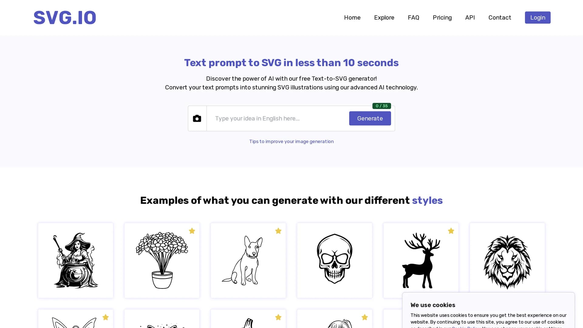 svg-io homepage
