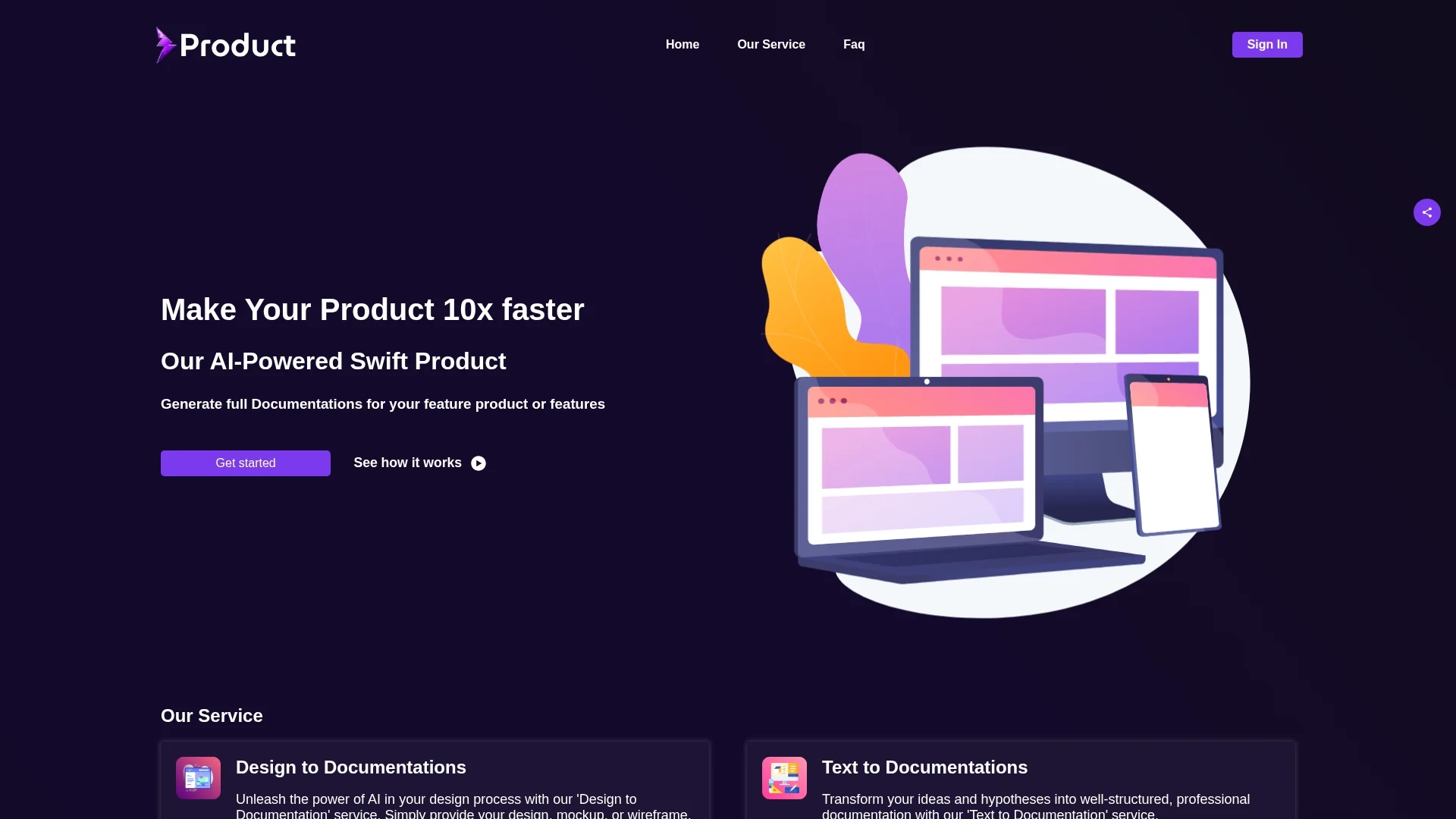 swift-product homepage