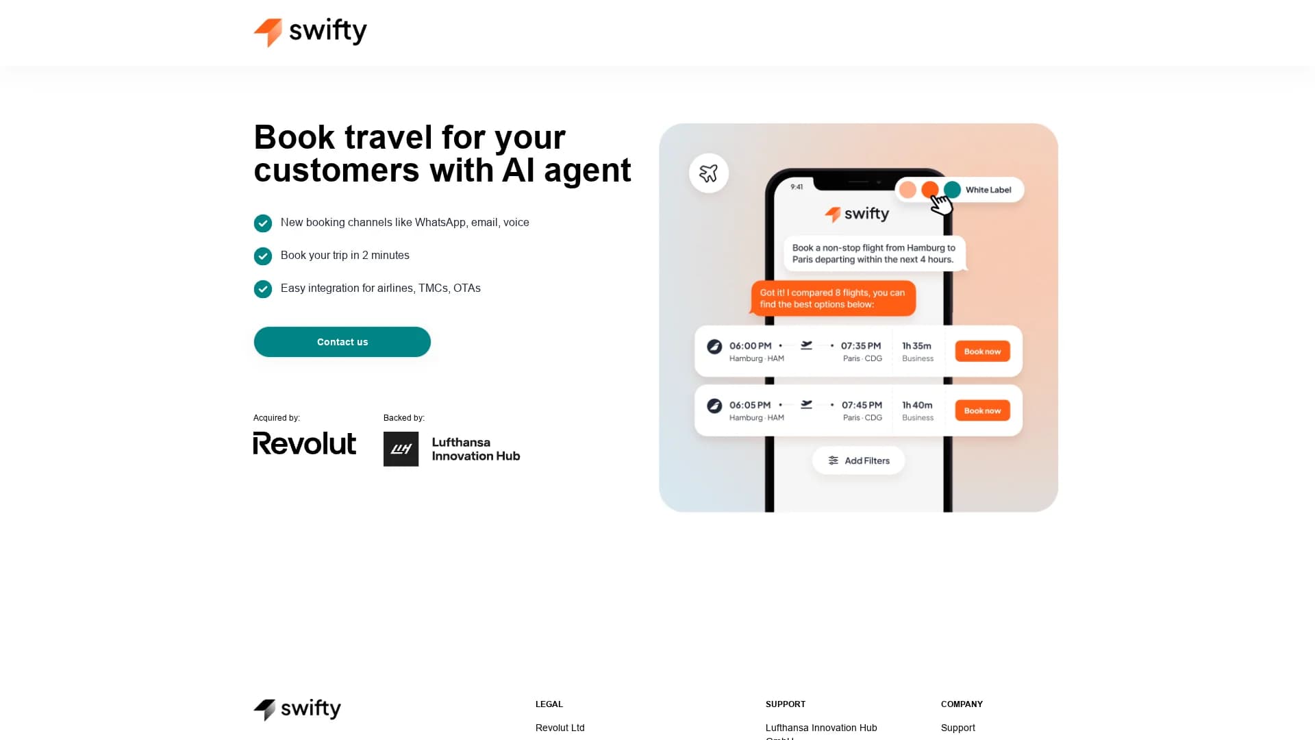 swifty homepage