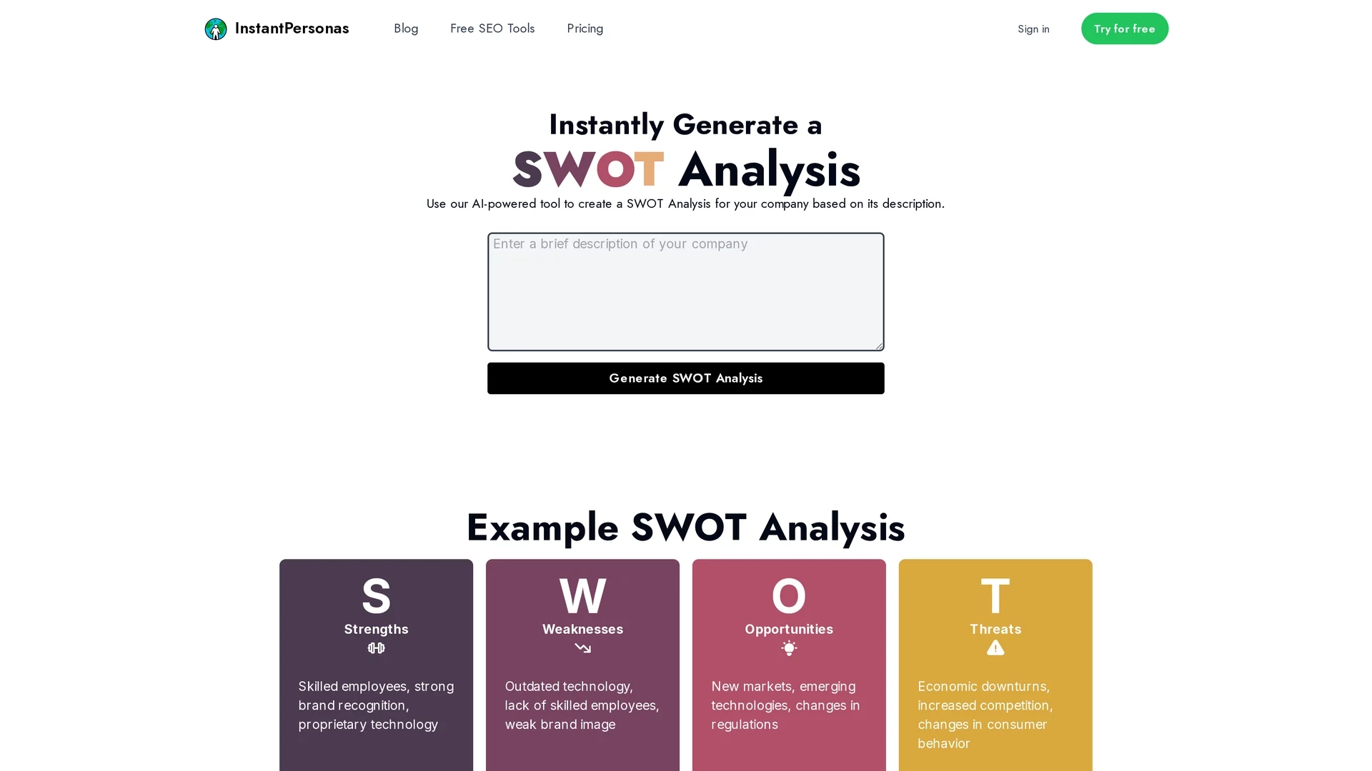 swot-analysis homepage