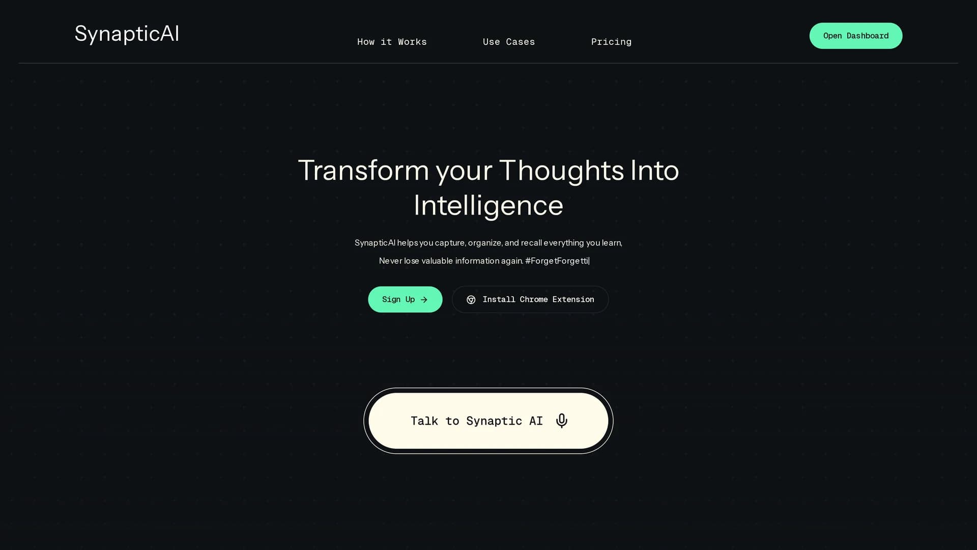 synaptic-ai homepage