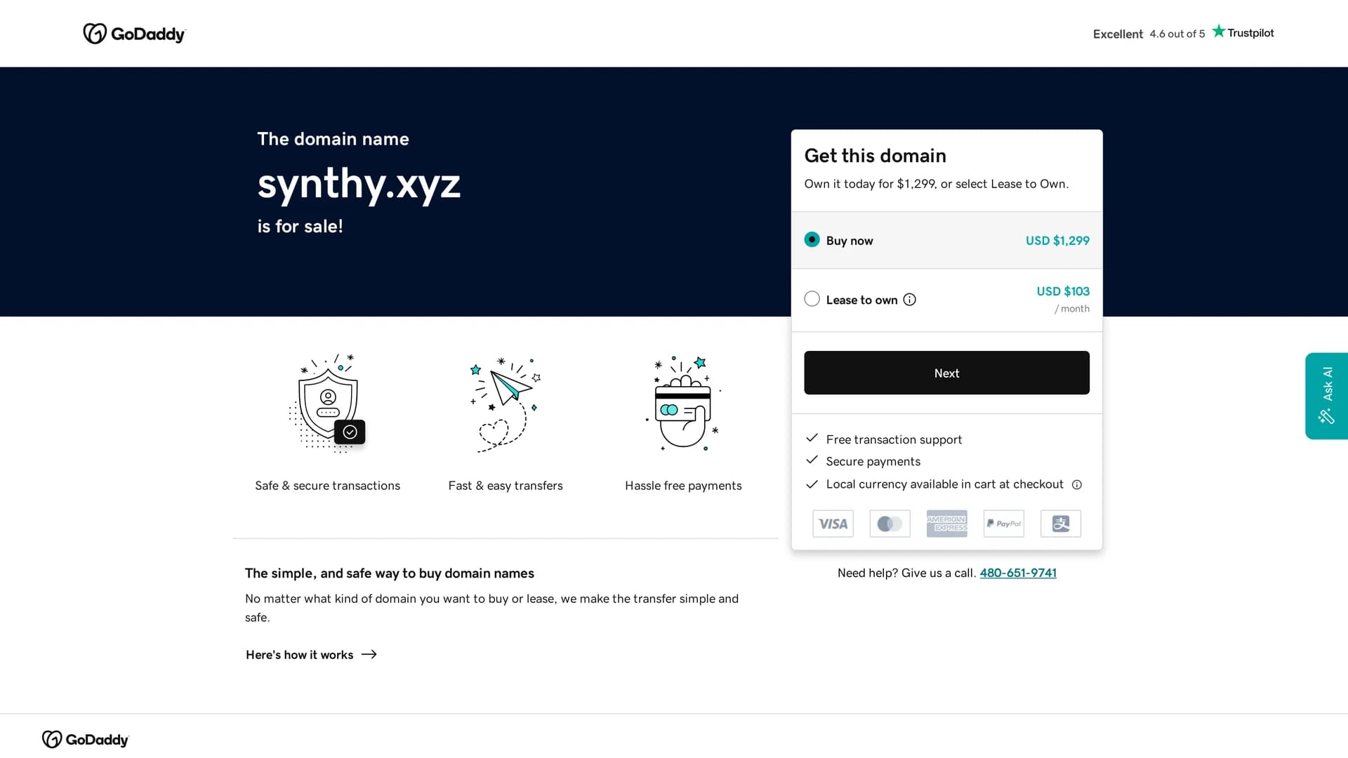 synthy homepage