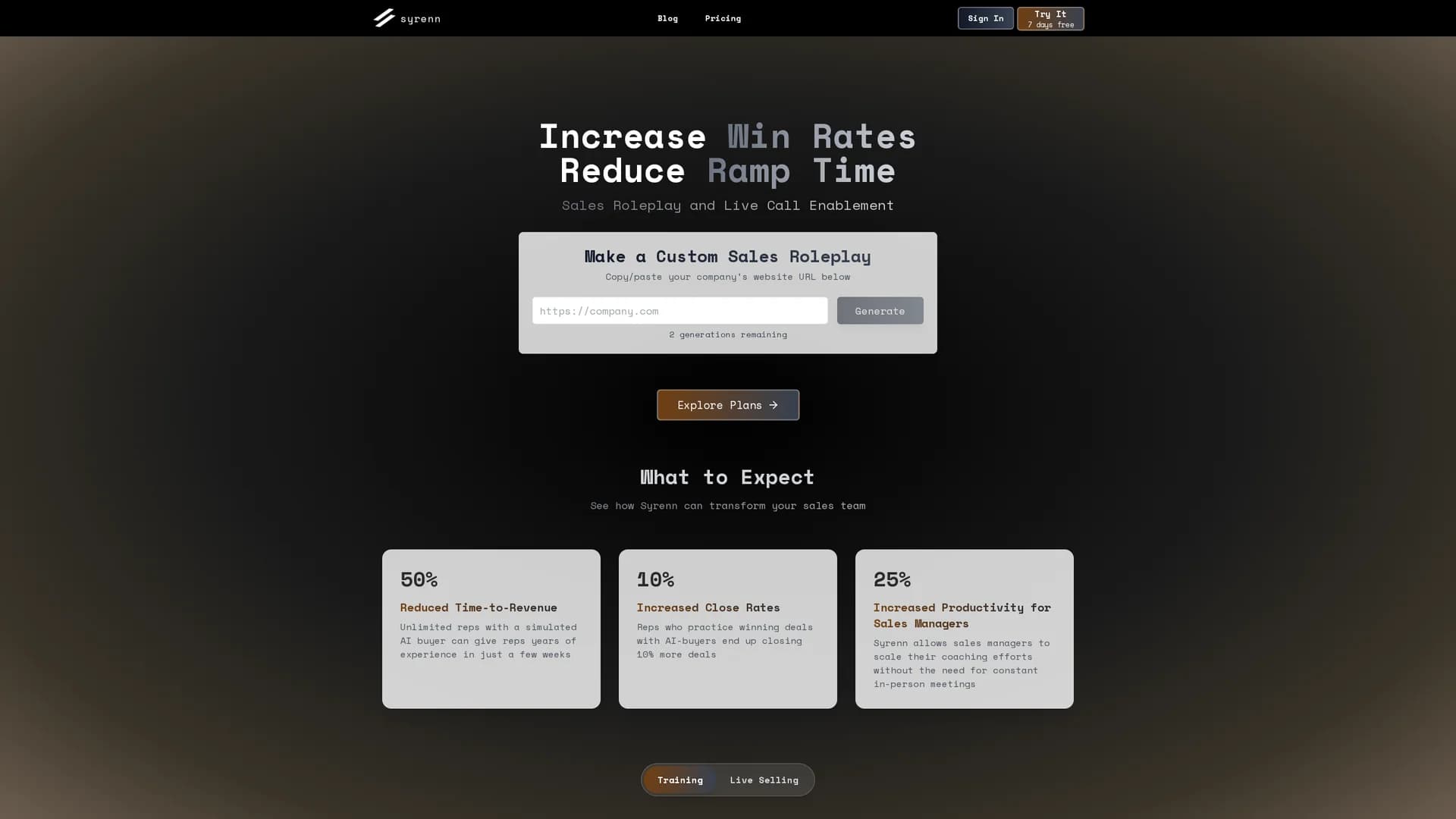syrenn homepage