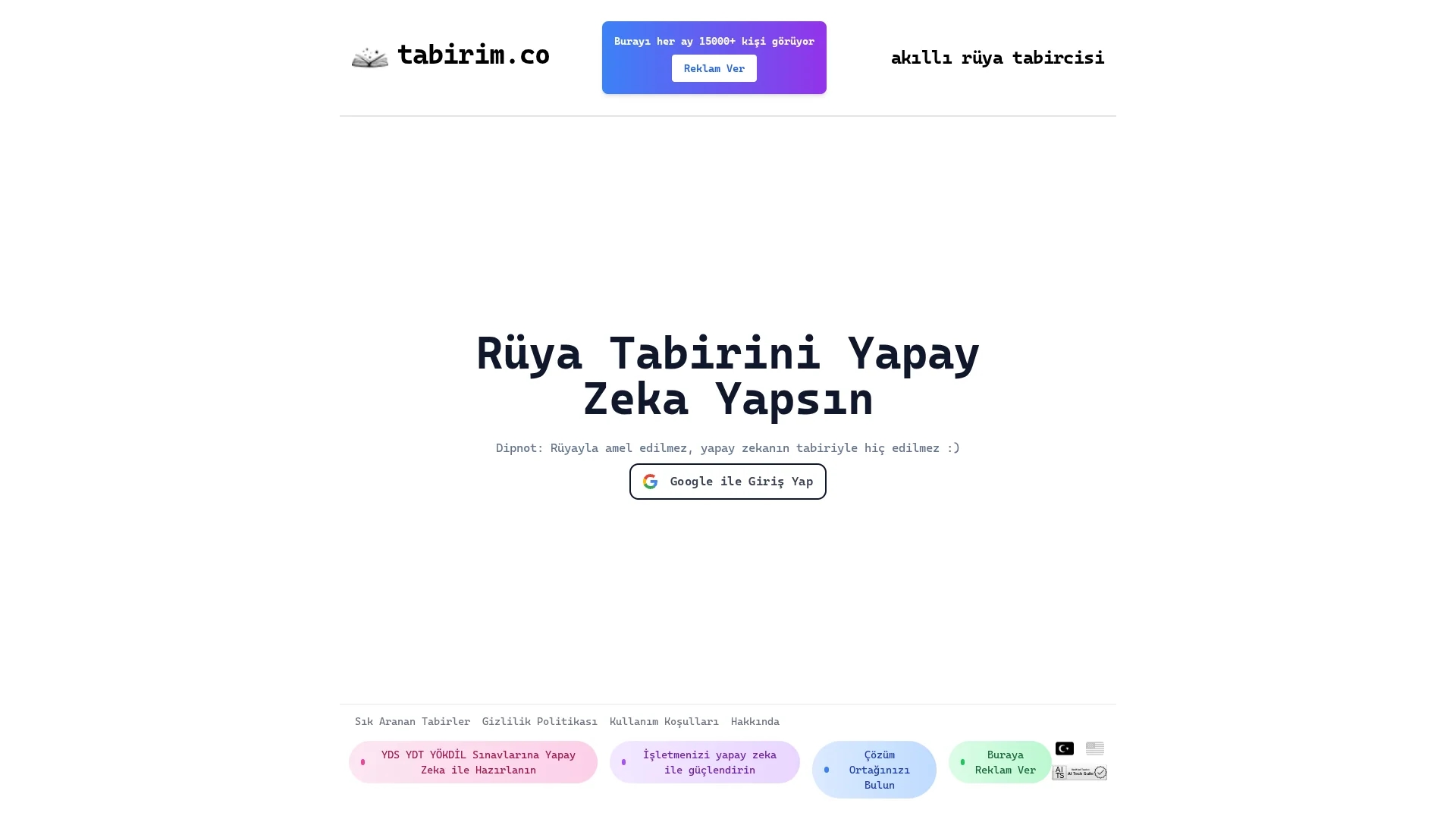 tabirim-co homepage