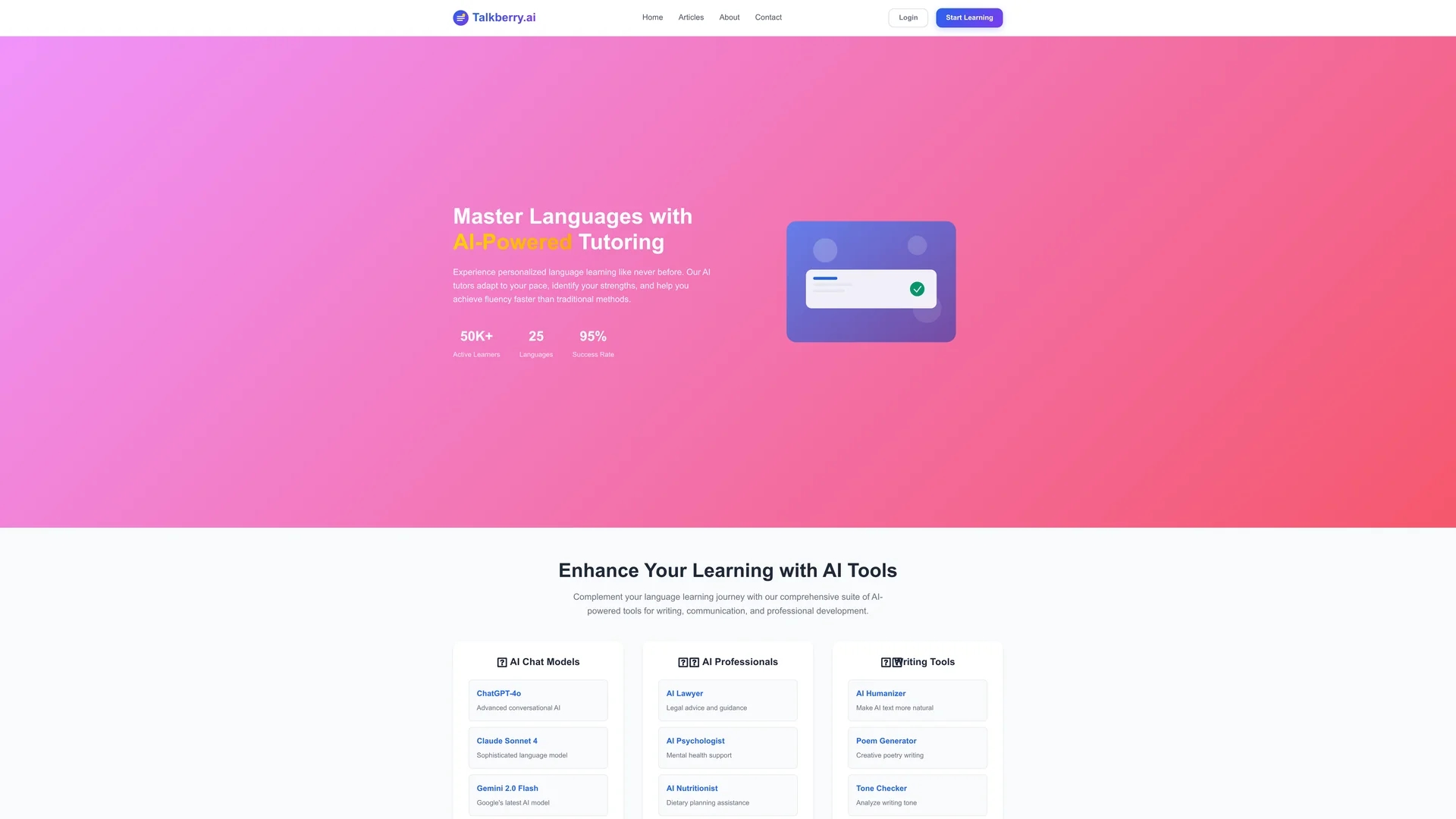 talkberry homepage