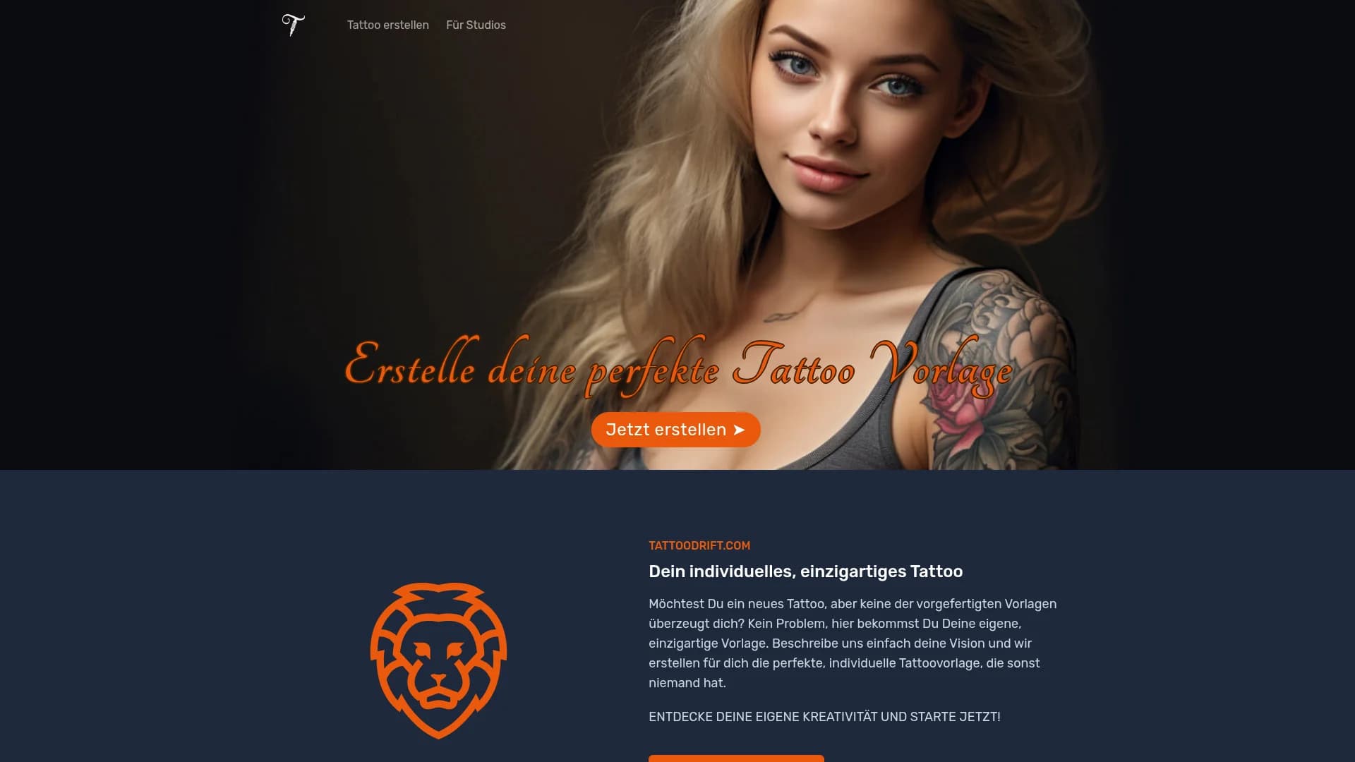 tattoodrift homepage