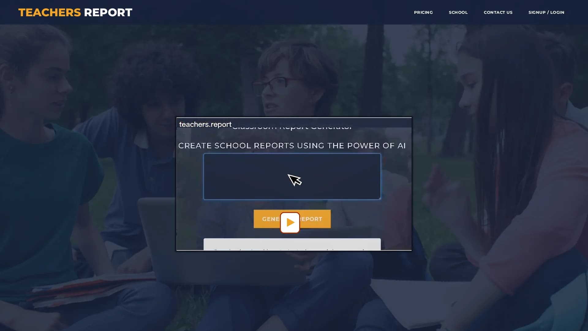 teachers-report-writer homepage
