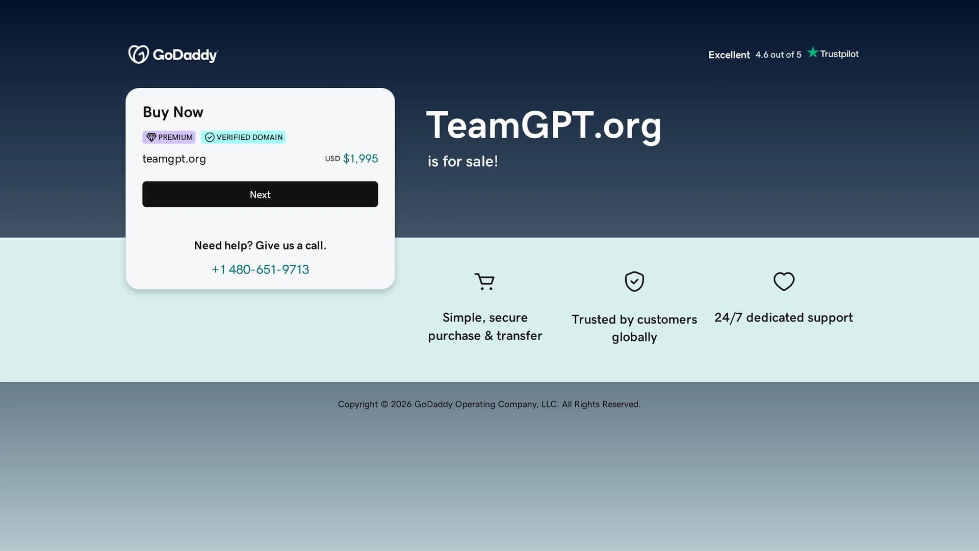 teamgpt homepage