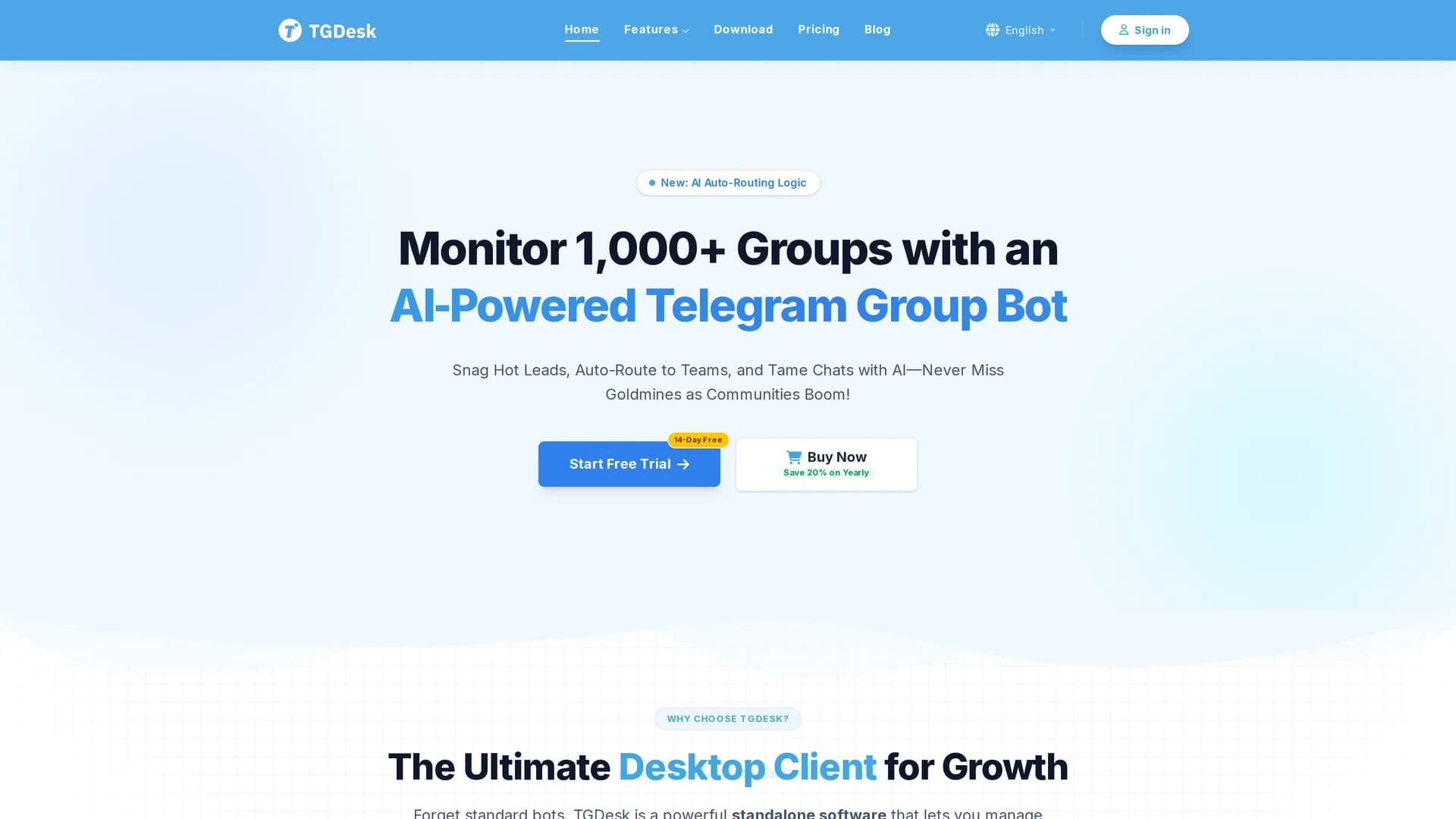 telegram-group-bot-tgdesk homepage