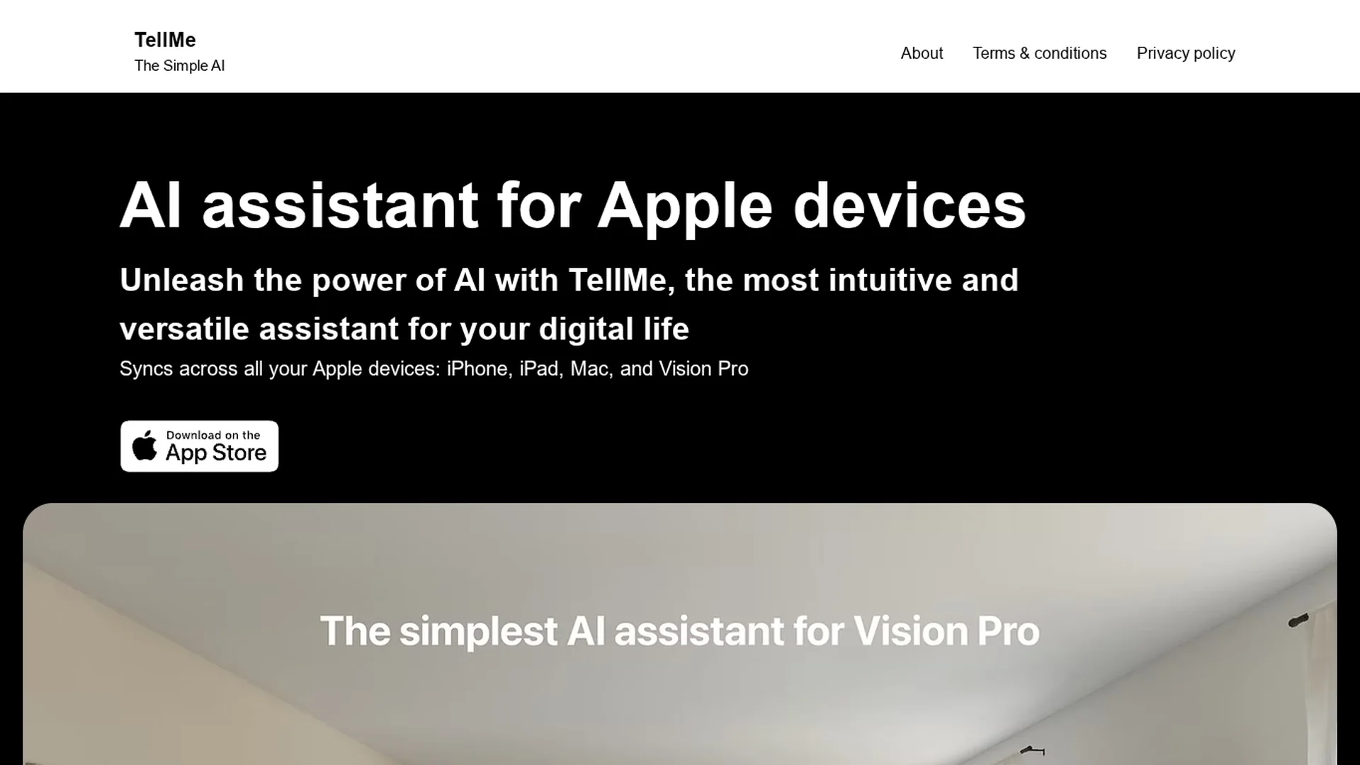 tellme homepage