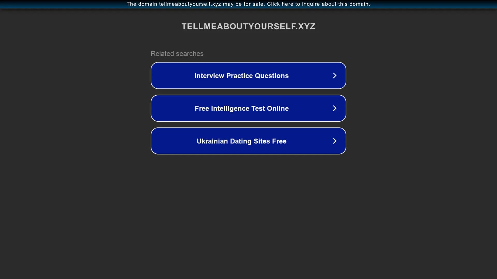tellmeaboutyourself homepage